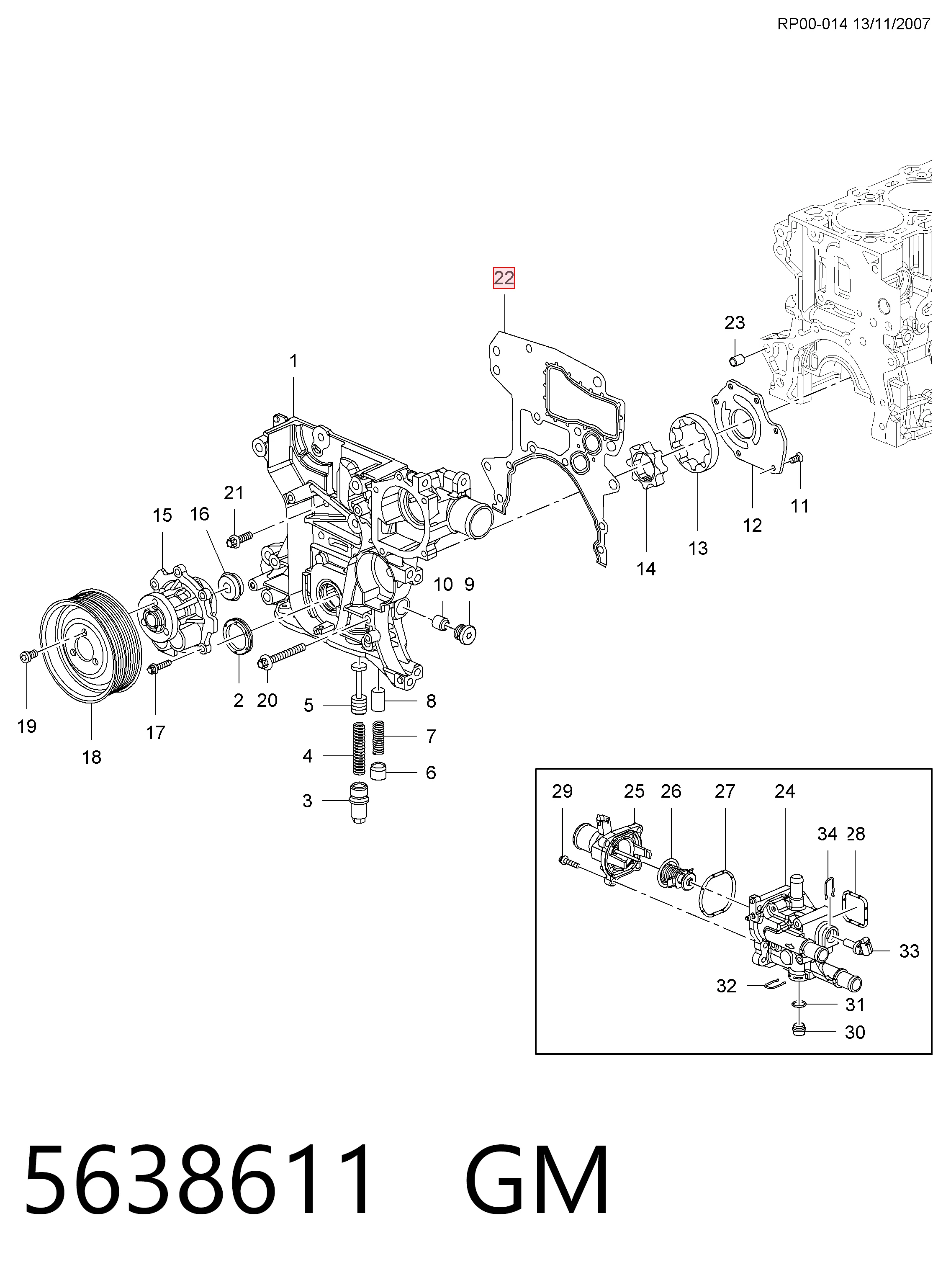 Прокладка передней крышки двигателя Parts-Mall P1ZC034 цена, от 13.93 USD