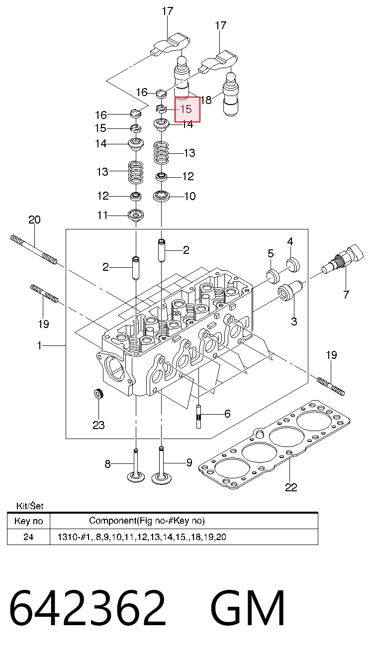 7700725145 Renault (RVI) Сухари клапана