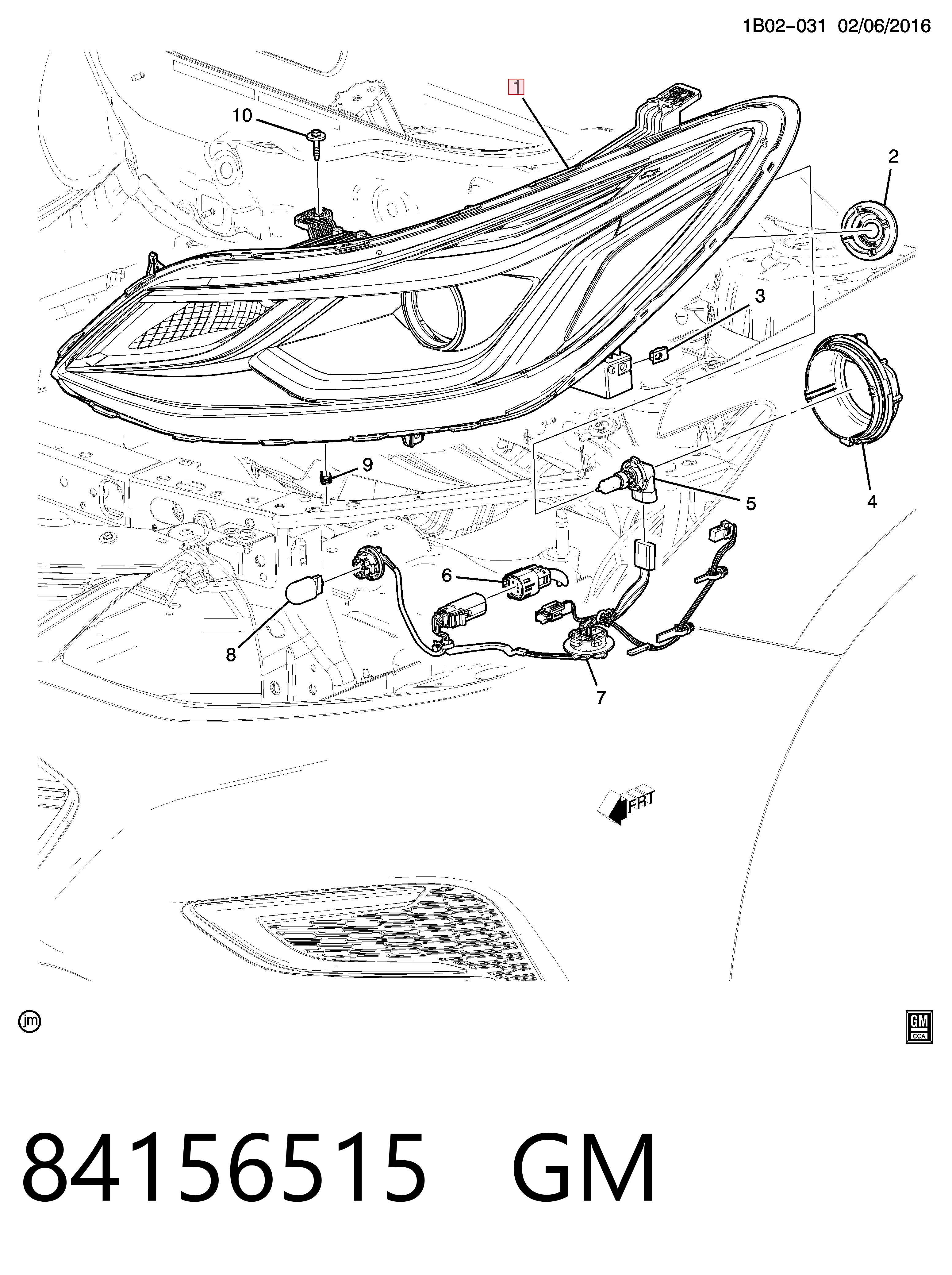 Фара левая Opel 84106694 цена, от 258.78 USD