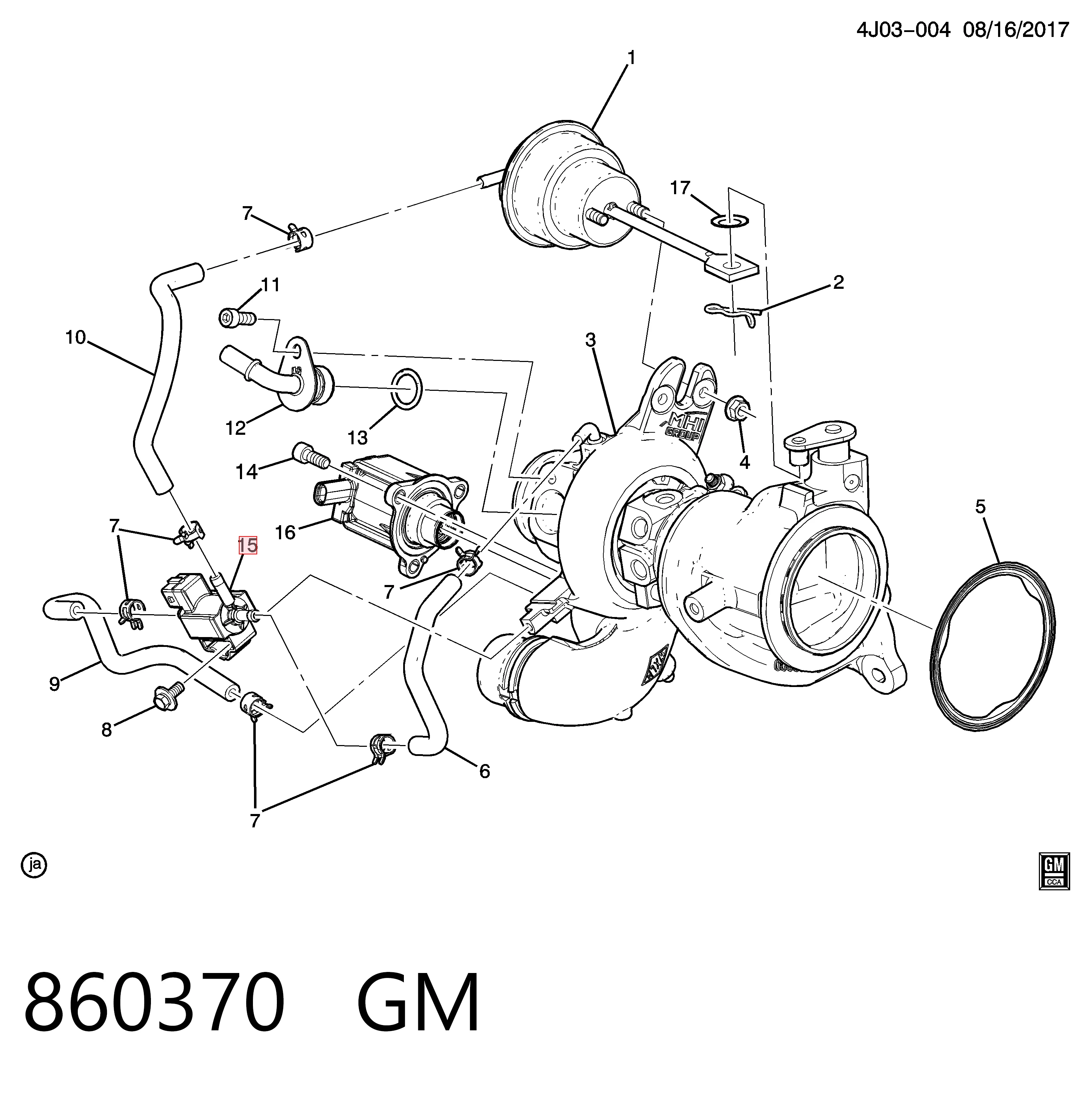 55573259 Peugeot/Citroen Соленоид давления наддува
