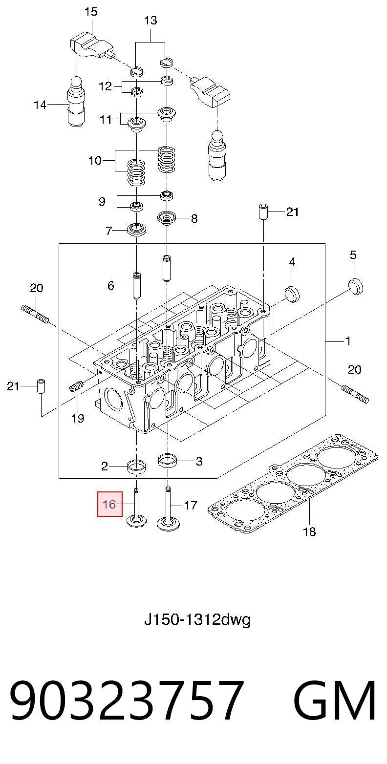 Купить 8903237570 Isuzu Выпускной клапан