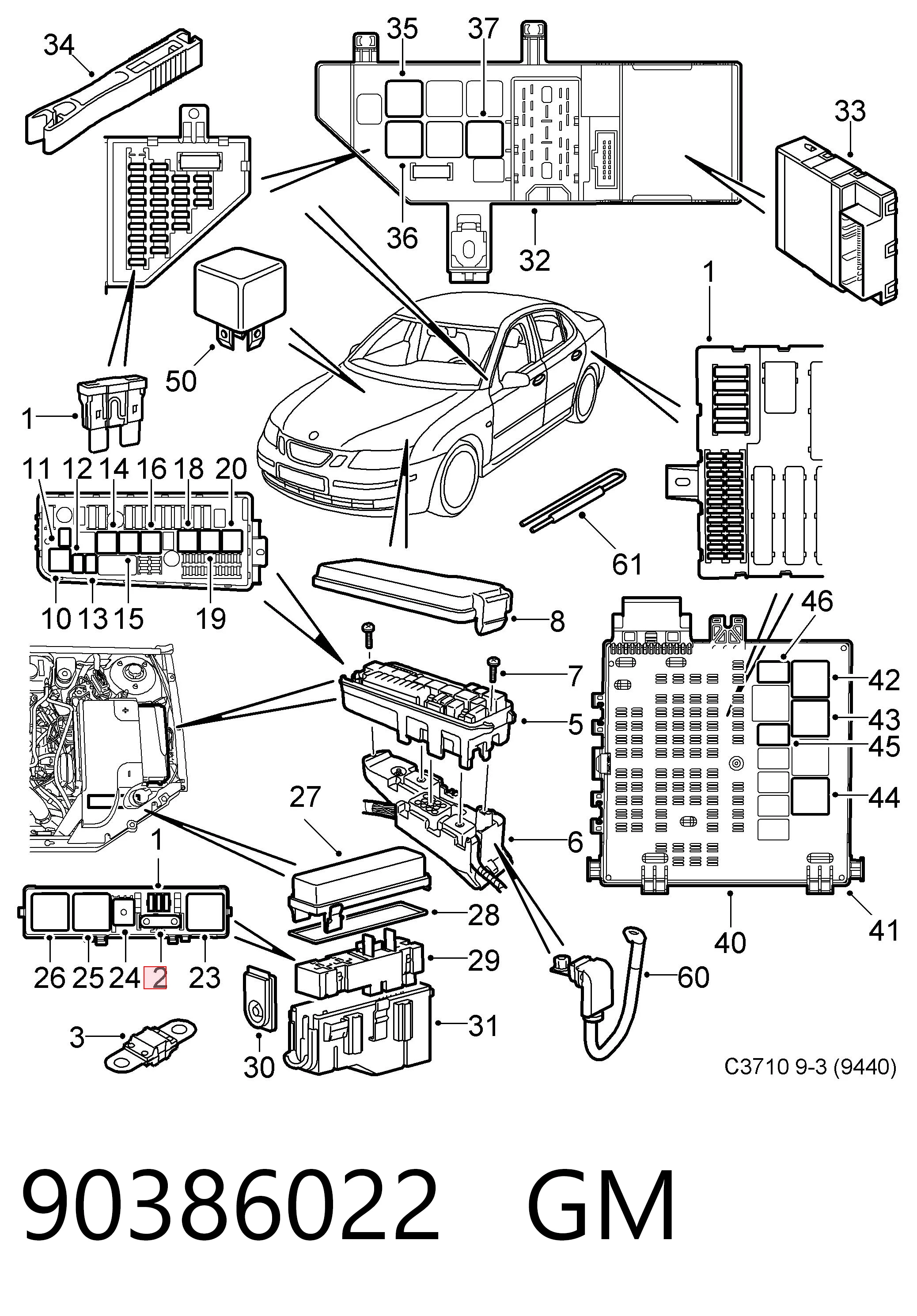 Предохранители N10251901 Porsche