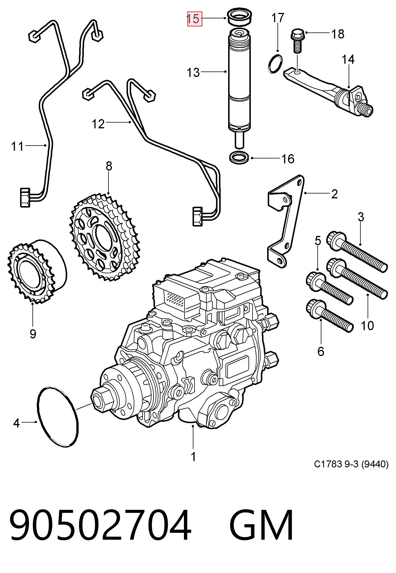 Комплект форсунок Opel Vectra B седан (36) (1995 - 2002) цена, от 7.39 USD