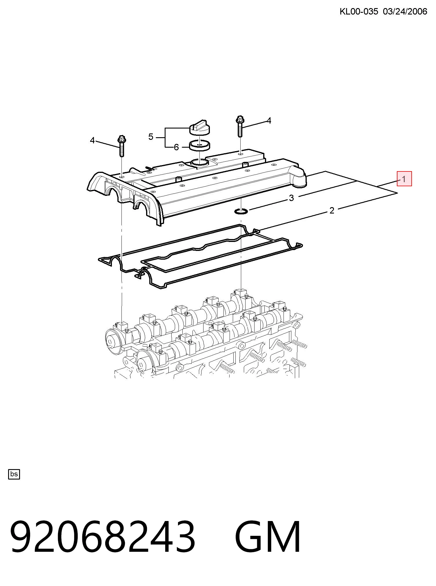 Купить DRM15906 Polcar Клапанная крышка