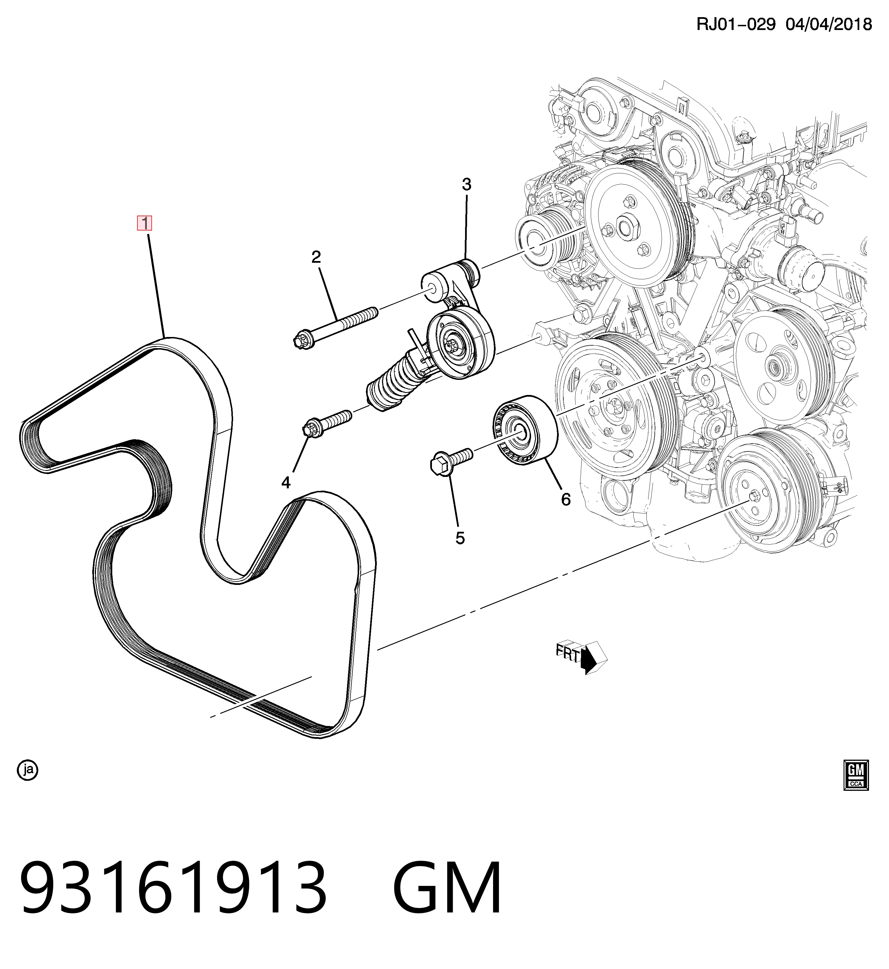 Купить R528334 John Deere Ремень генератора