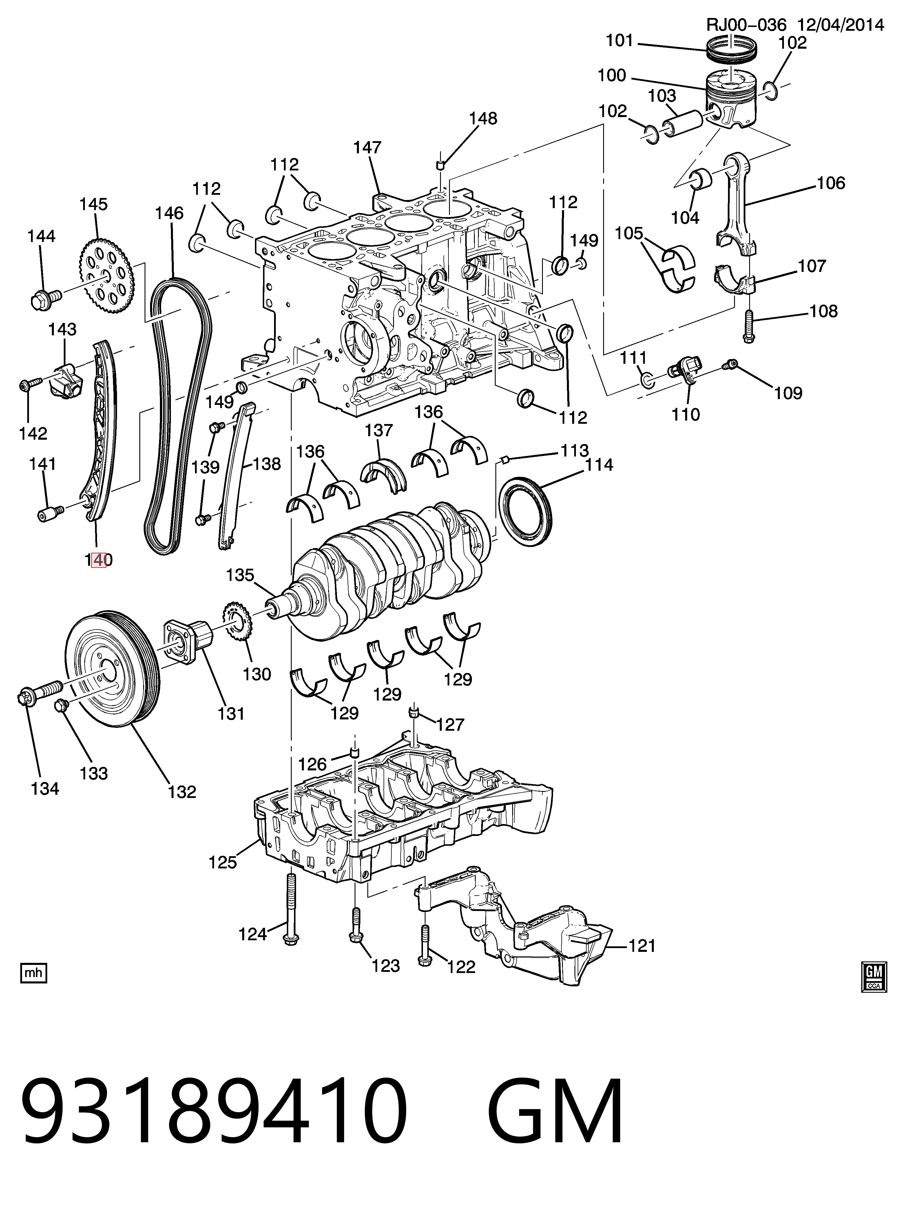 Башмак натяжителя цепи ГРМ Dello/Automega 013006420692A цена, от 6.61 USD