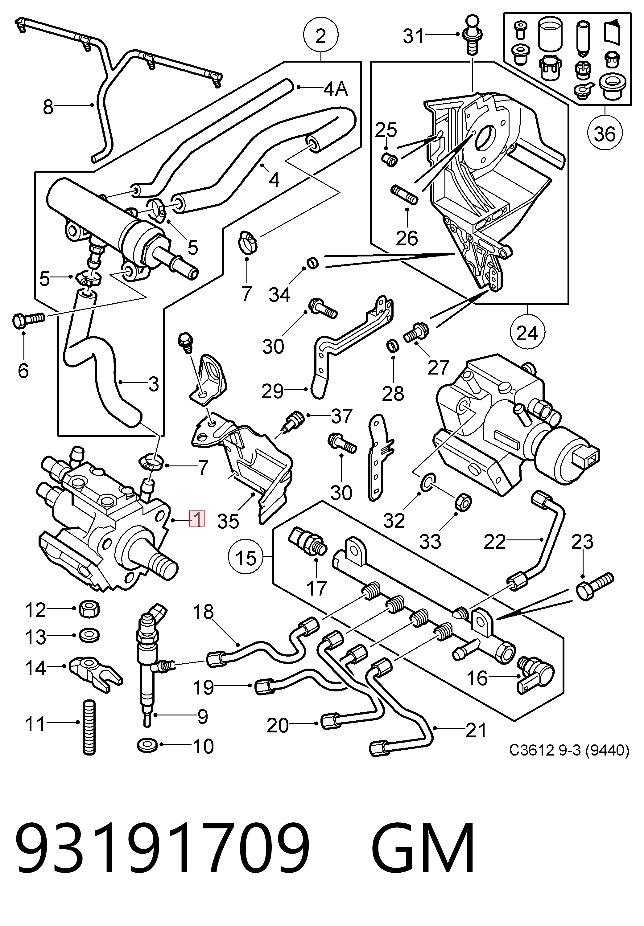 Насос топливный высокого давления (ТНВД) Fiat/Alfa/Lancia 55230478 цена, от 139.86 USD