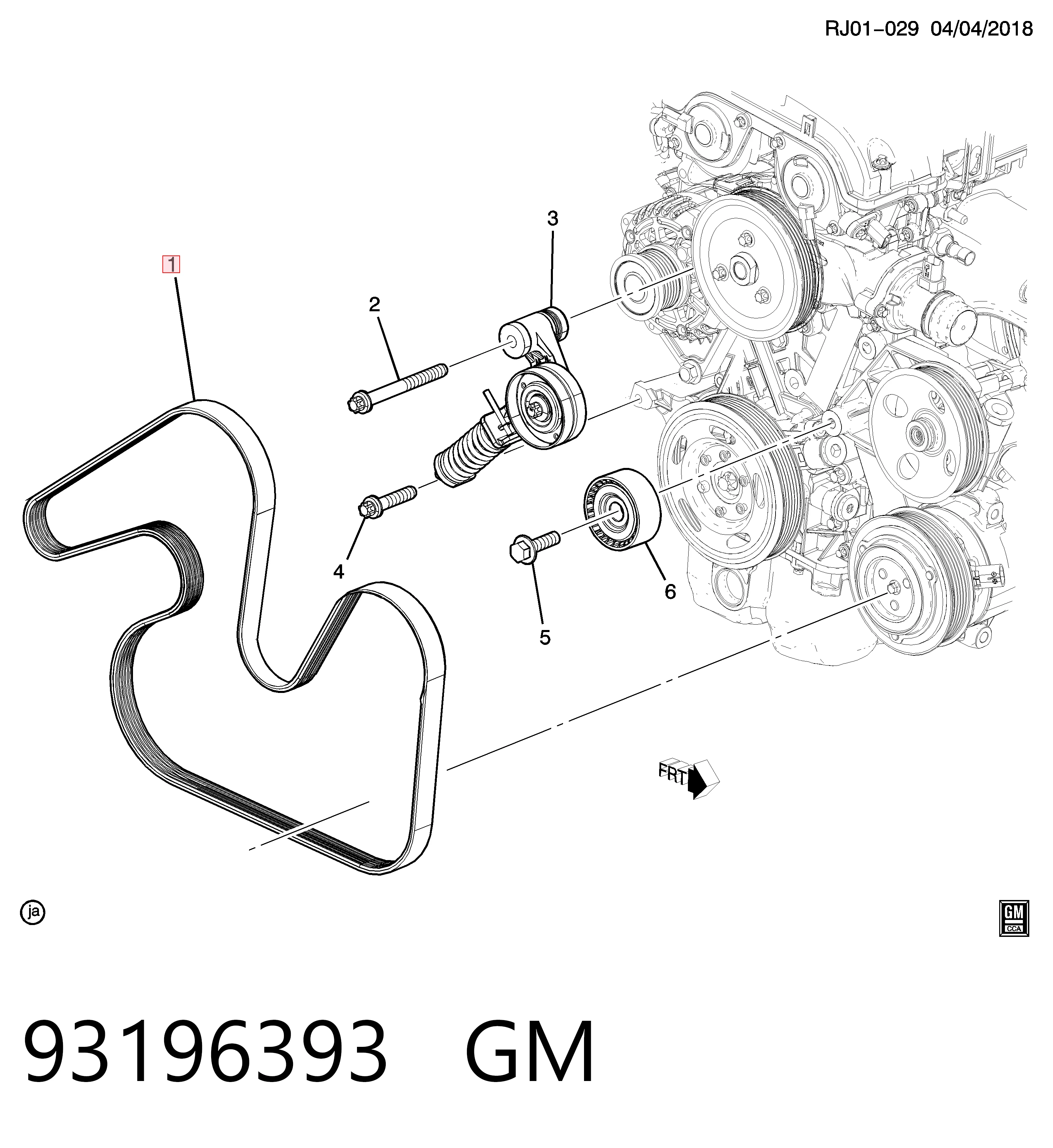 Ремень генератора R528334 John Deere