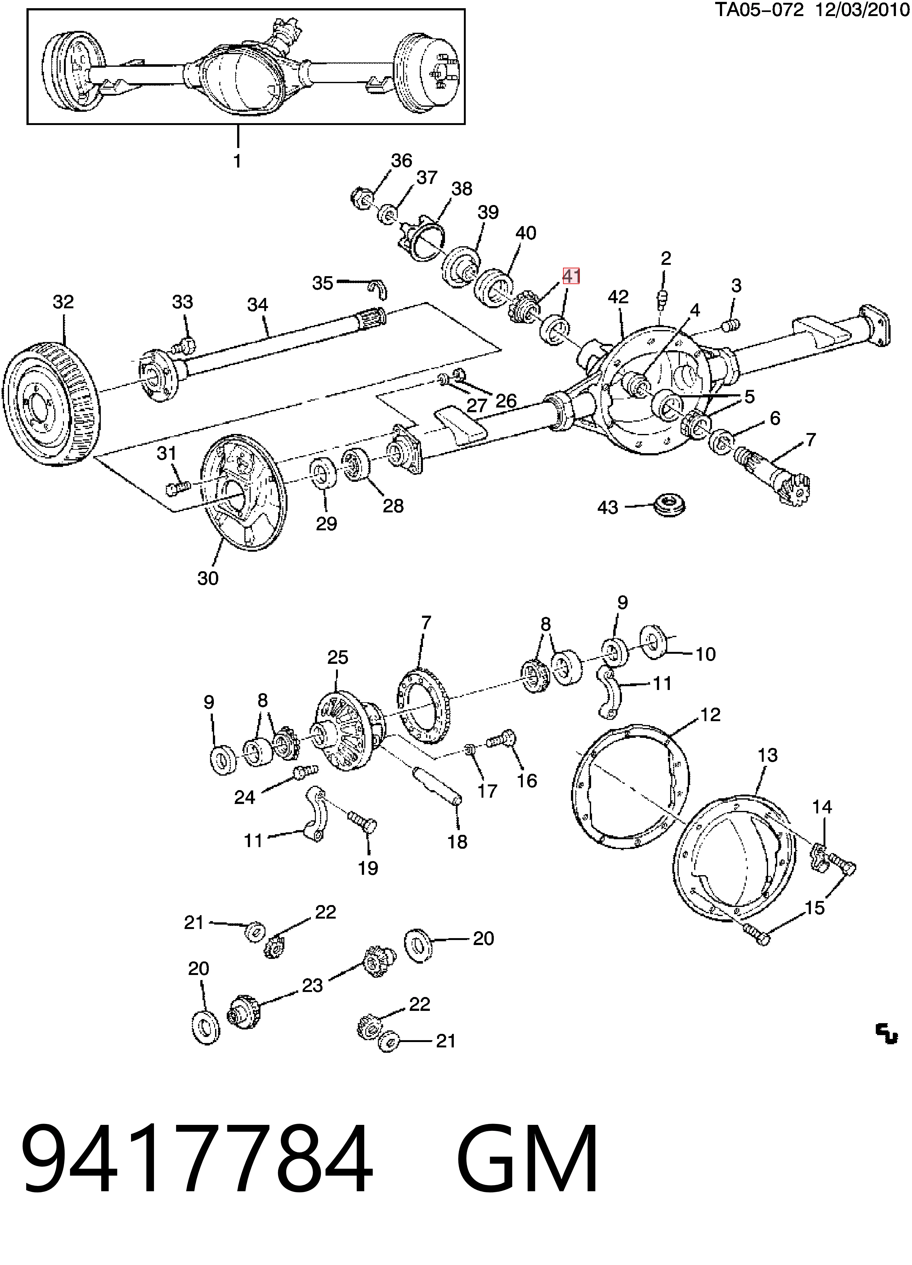 Подшипник хвостовика переднего/заднего моста наружный Ford 1L2Z1202BA цена, от 10.22 USD
