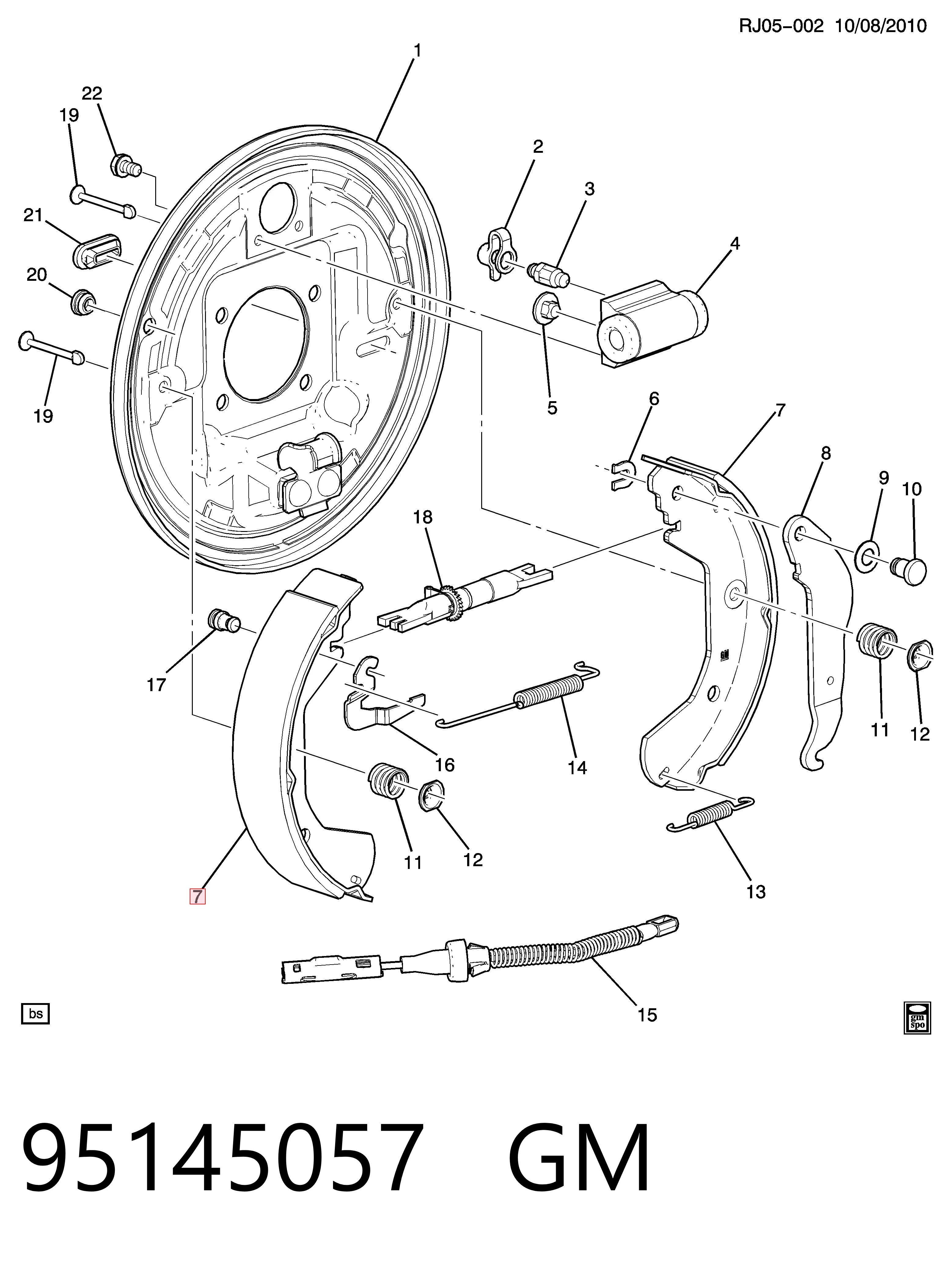 Барабанные колодки Bosch 986487924