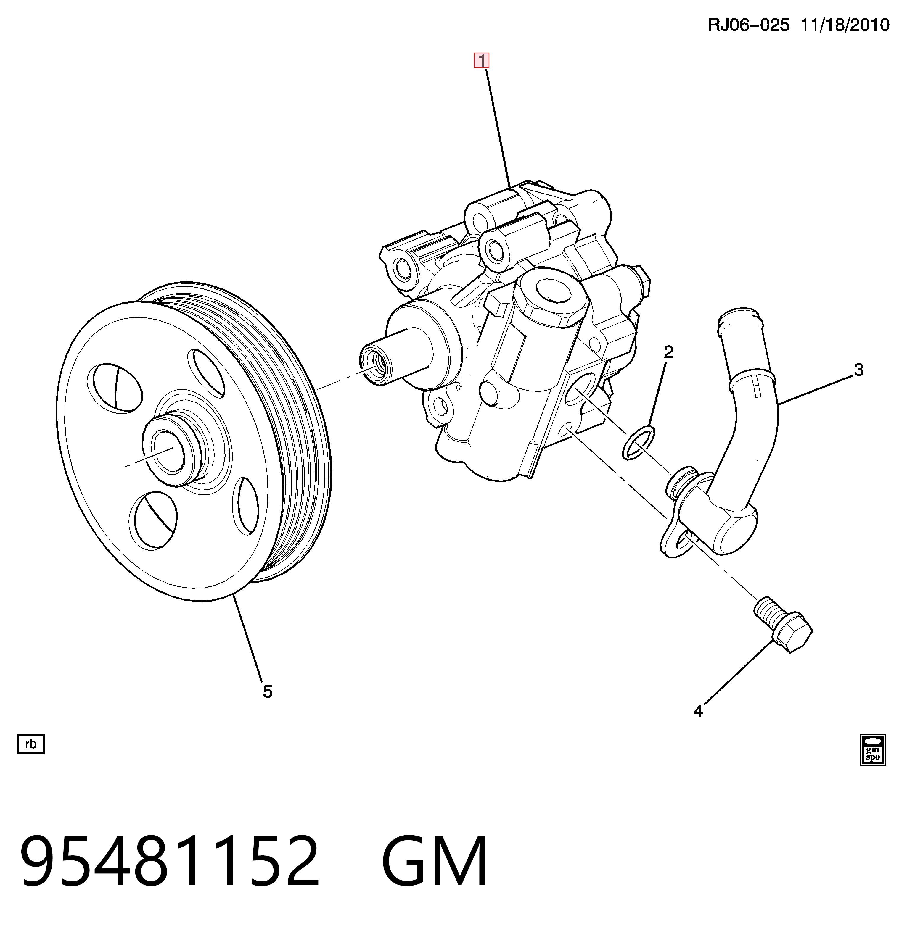ST95462626 SAT ГУР руля