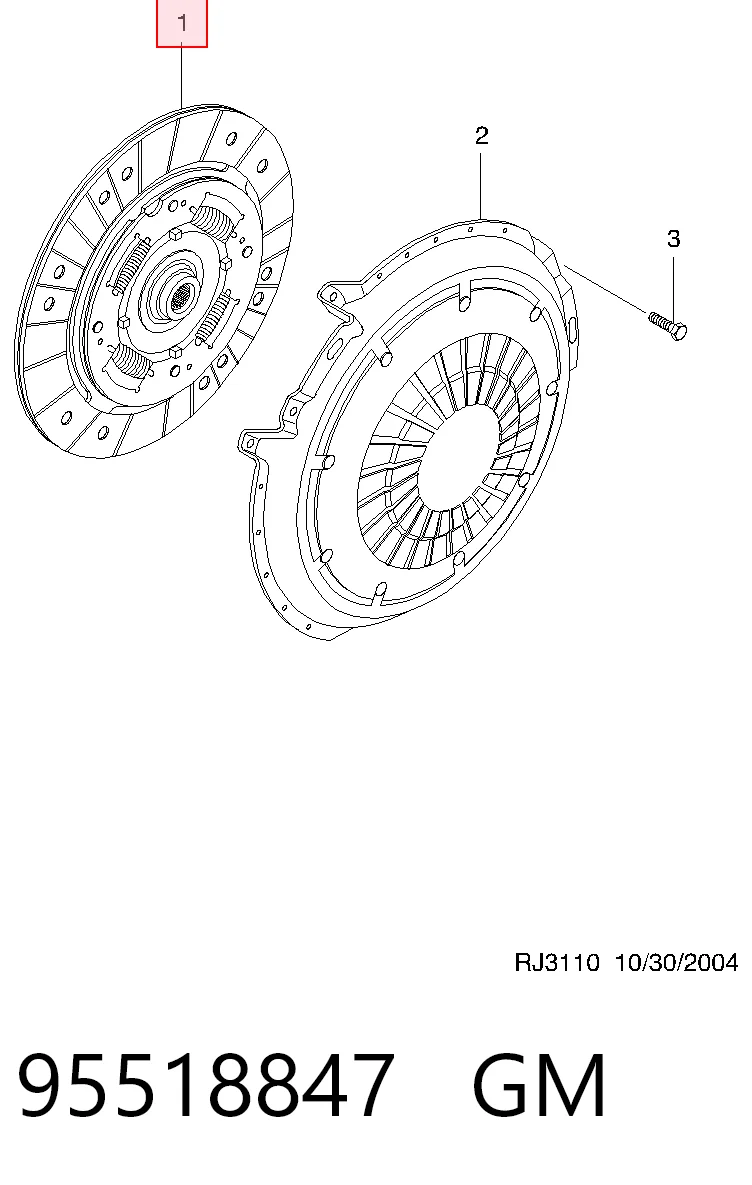  Сцепление Chevrolet Captiva 1