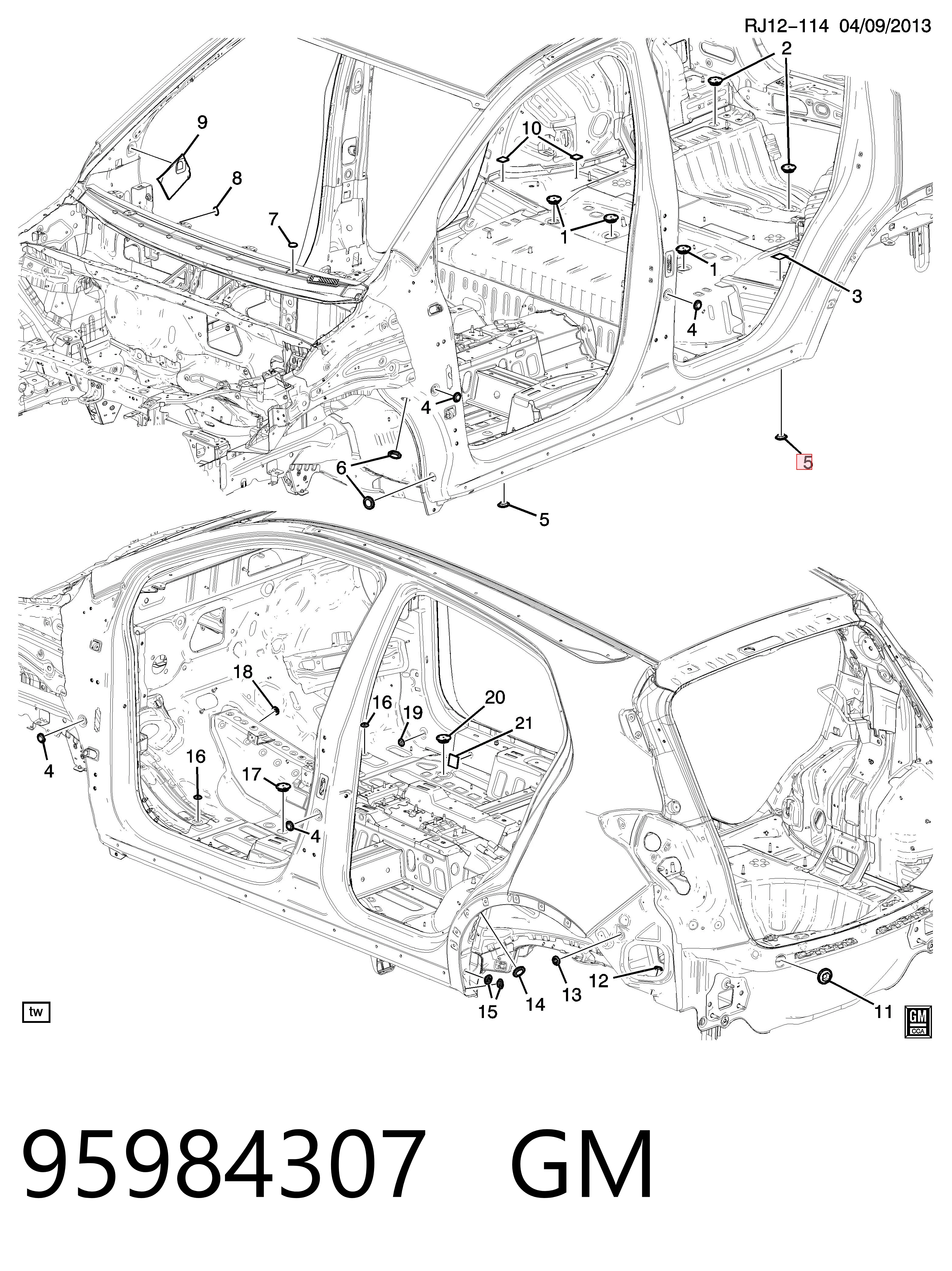 95984307 General Motors 