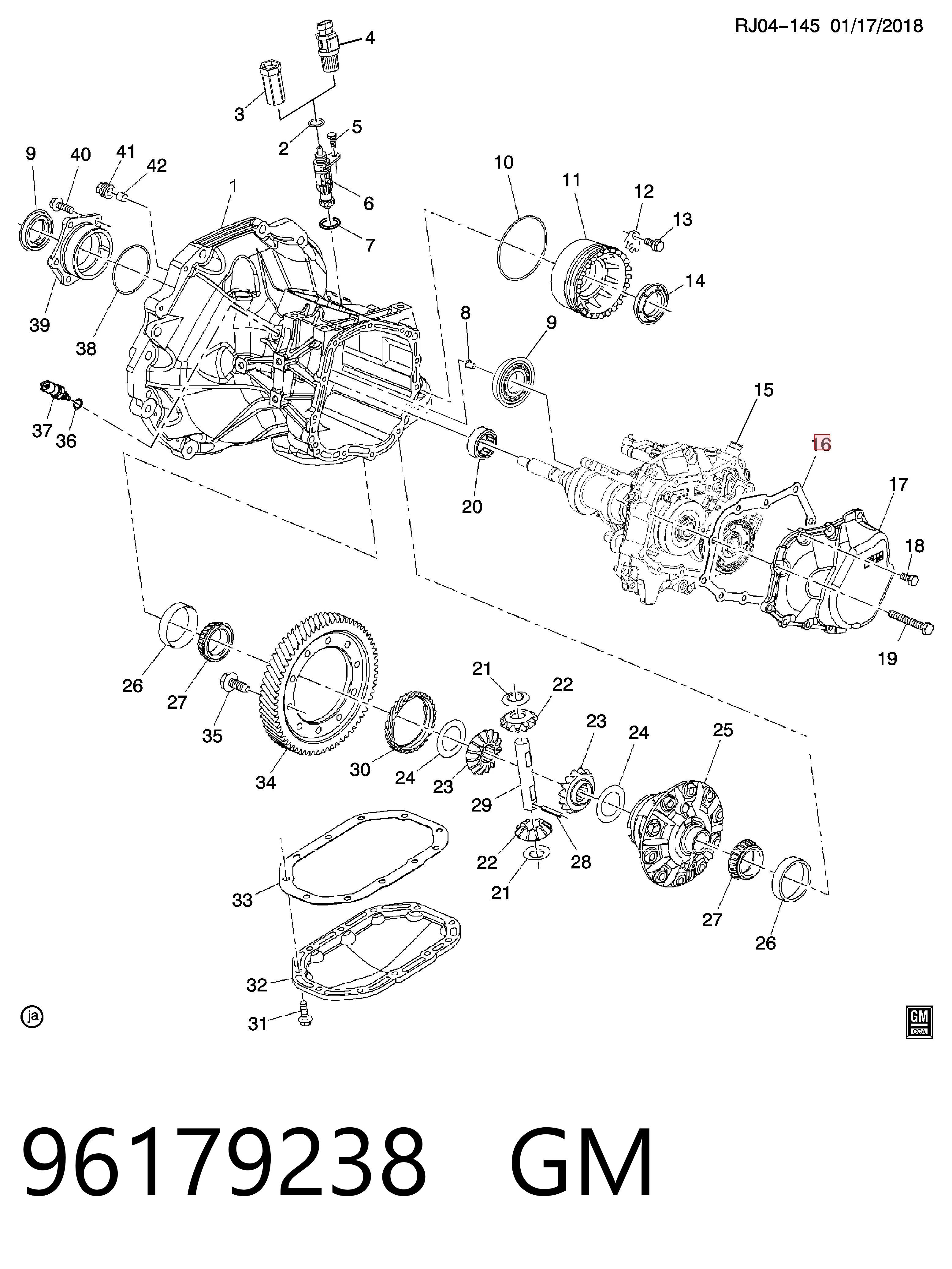 Купить 25203065 Peugeot/Citroen Прокладка крышки коробки передач