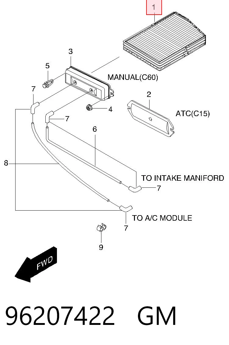 Фильтр воздушный отопителя AMP/Paradowscy FC1102 цена, от 6.64 USD