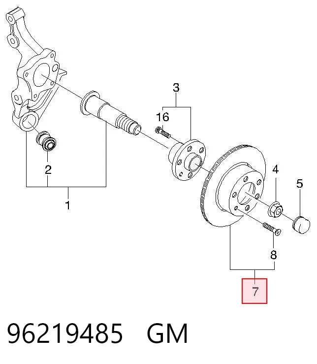 Задний дисковый тормоз Maxgear 25504