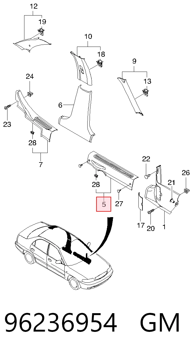 Ремень генератора 00005750ZA Peugeot/Citroen