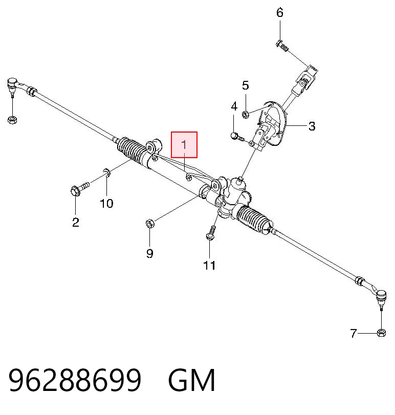 Реечный рулевой механизм Peugeot/Citroen 96253917 цена, от 223.71 USD