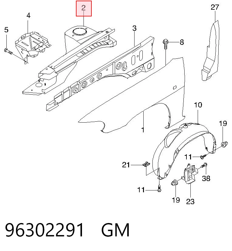96302291 General Motors