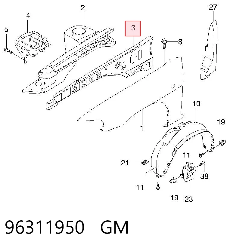96311950 General Motors