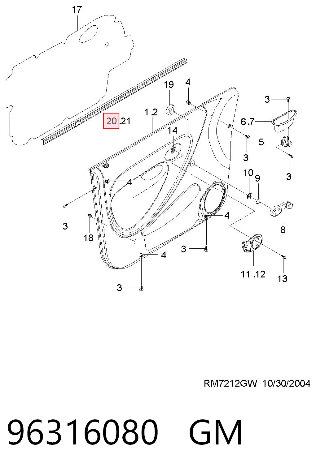 96316080 General Motors