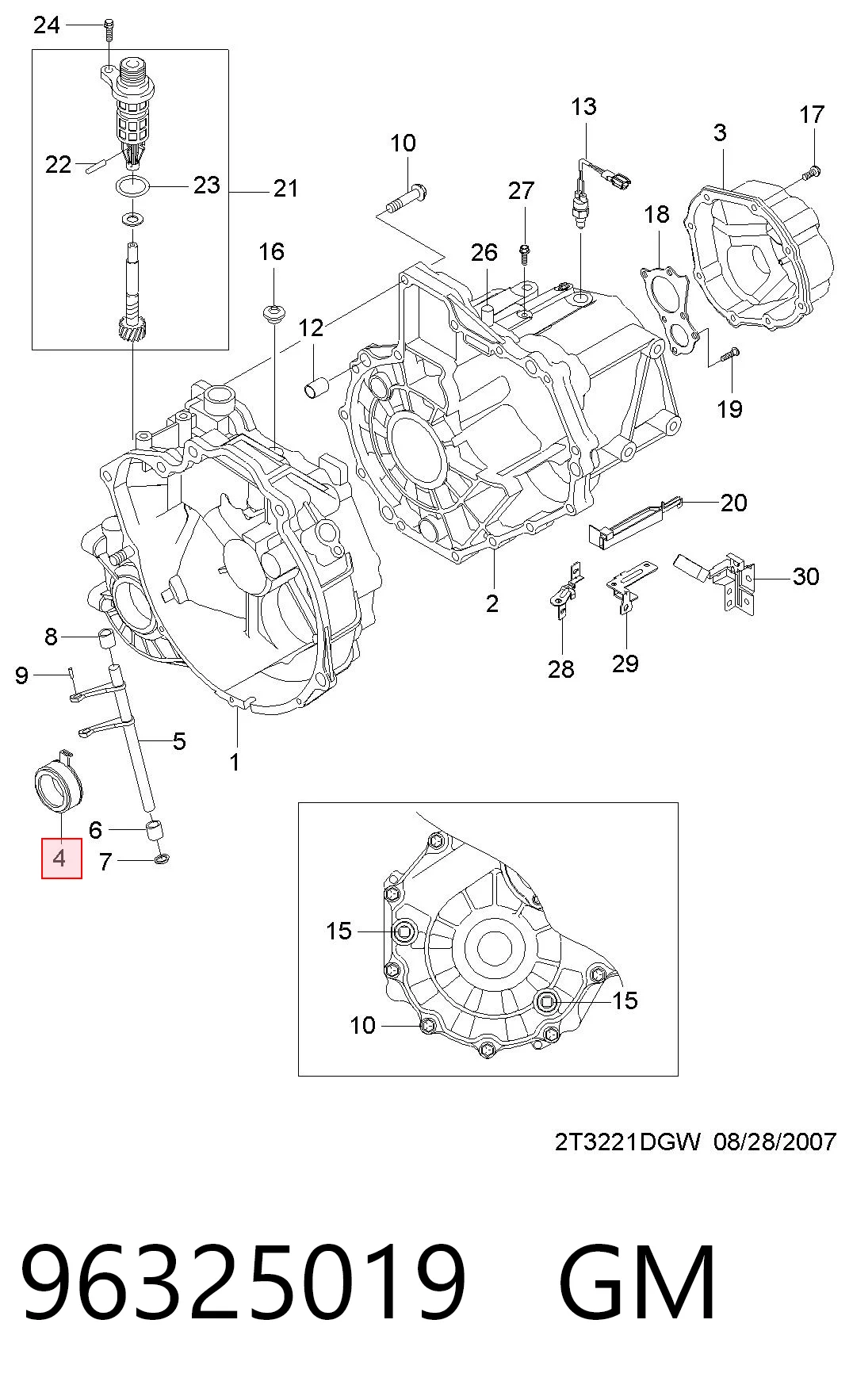 Подшипник скольжения сцепления Chevrolet Aveo I хэтчбек (T200) (2003 - 2008) цена, от 13.89 USD