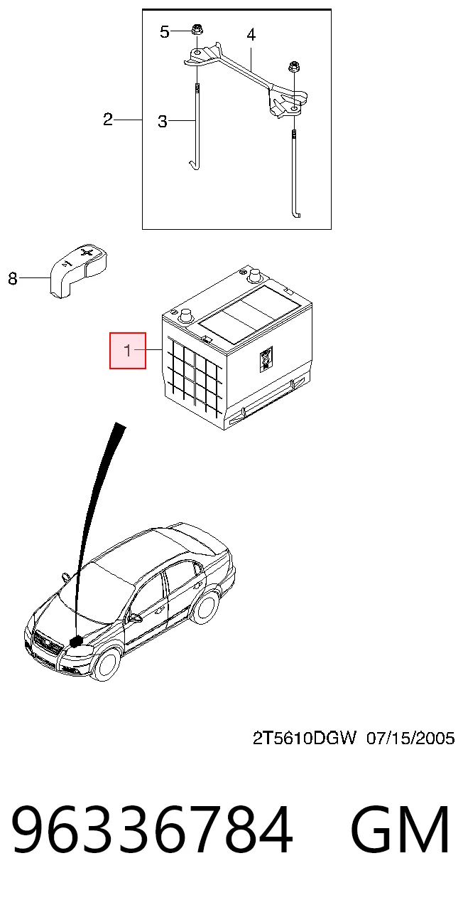 288000T020 Toyota Аккумуляторная батарея