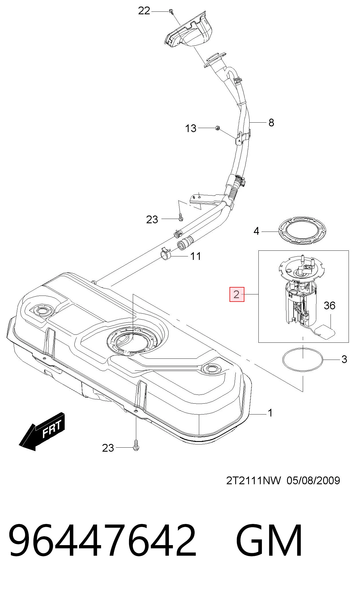 Бензонасос PDCM017 Parts-Mall