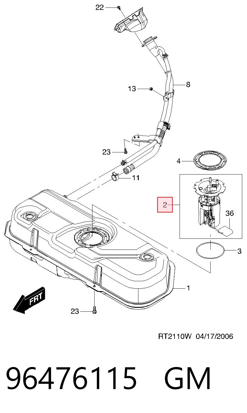 Купить 96476117 Opel Модуль топливного насоса