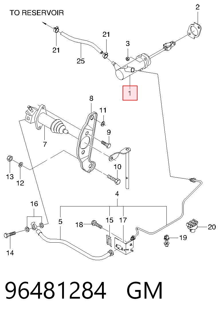 ГЦС Daewoo Lanos седан (KLAT) (1997 - 2008) цена, от 16.35 USD