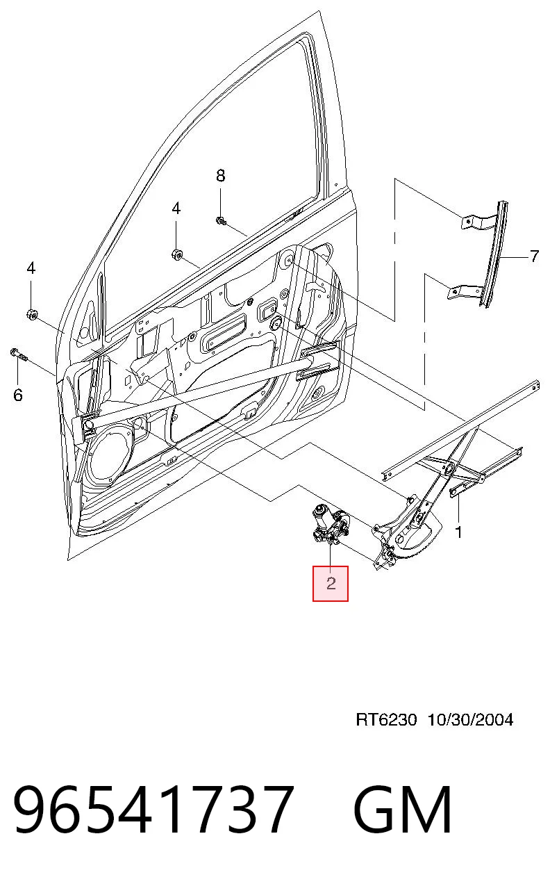 Мотор стеклоподъемника водительской двери Opel 96879739 цена, от 23.88 USD