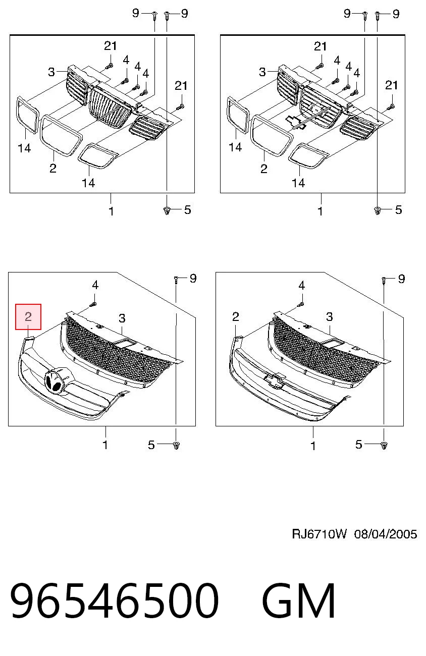 96546500 General Motors