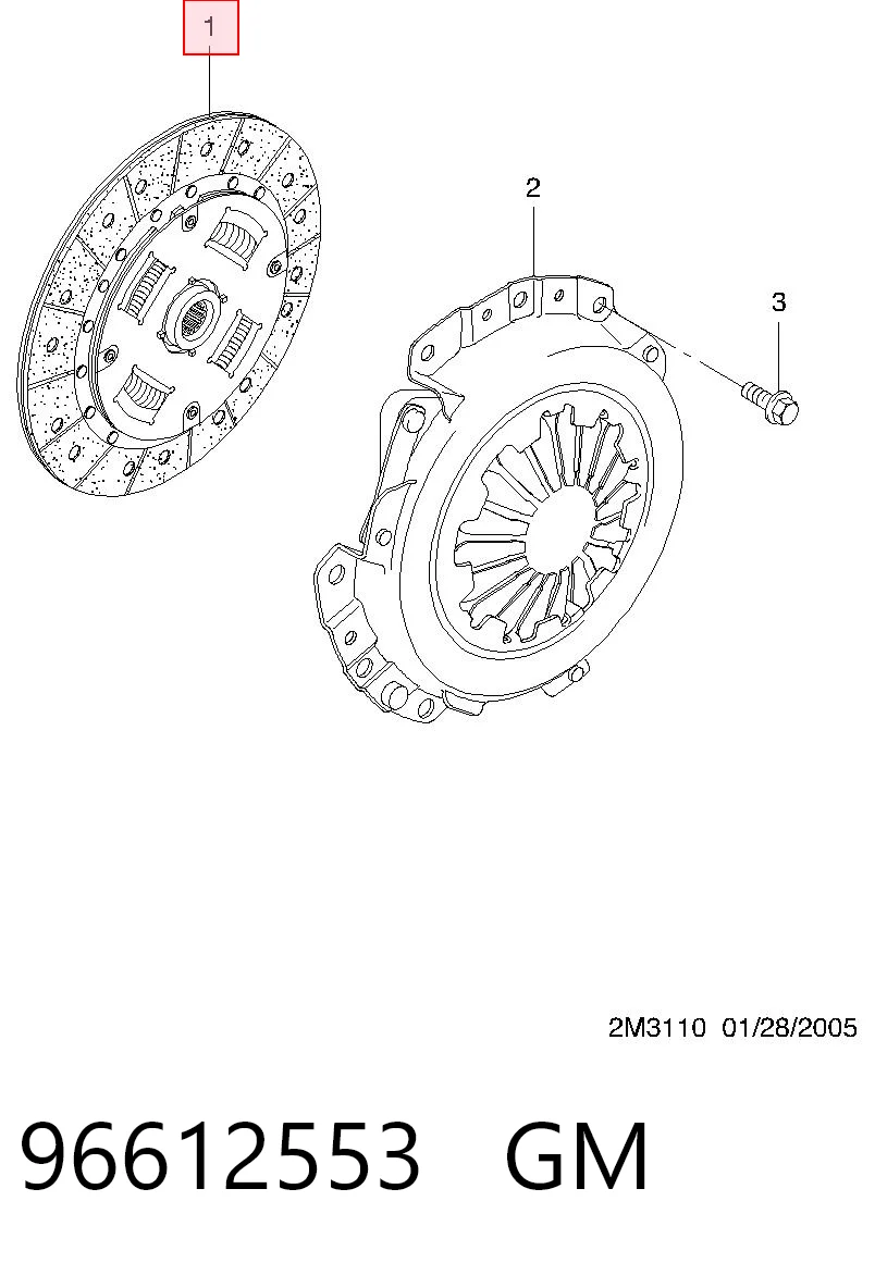 Диск сцепления Opel 96343030 цена, от 28.51 USD