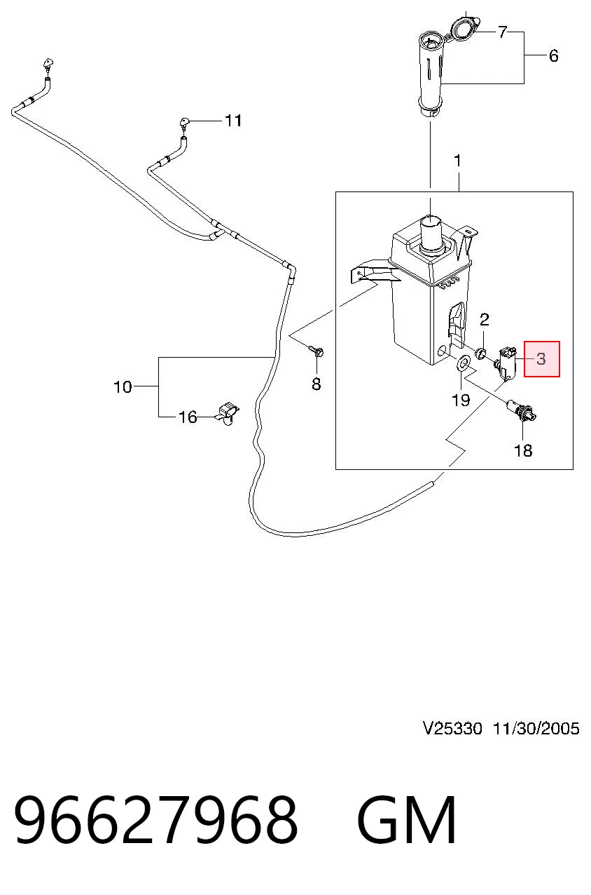 Купить 4803826 Opel Моторчик омывателя переднего стекла