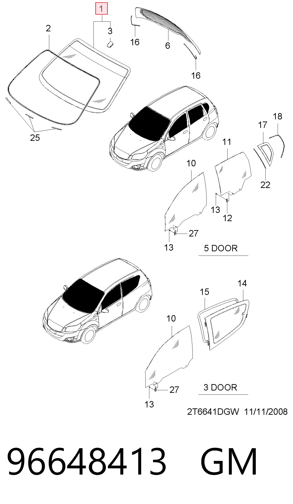 ST400790 Nordglass Автостекло