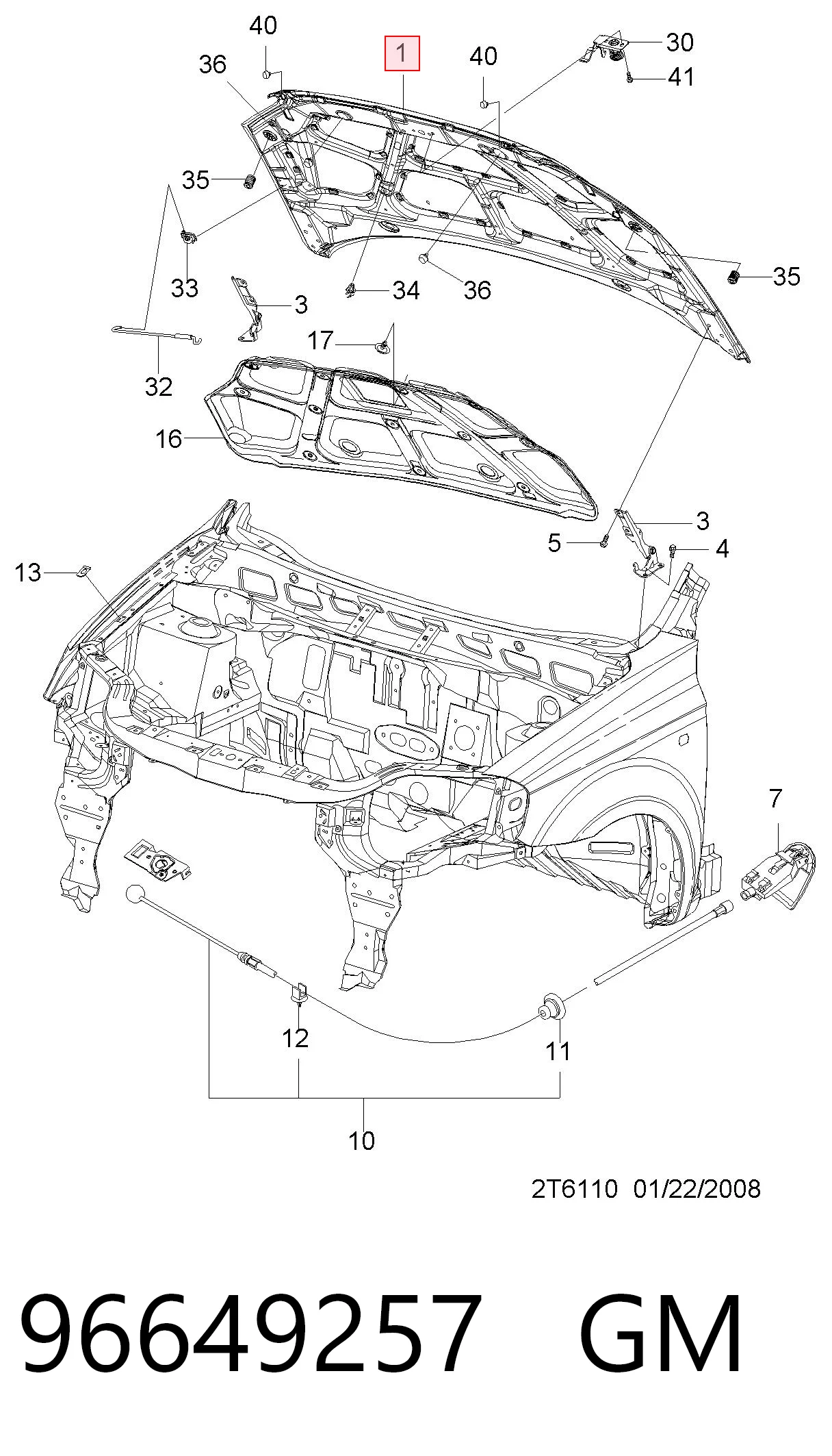 Капот Peugeot/Citroen 95164302 цена, от 114.60 USD