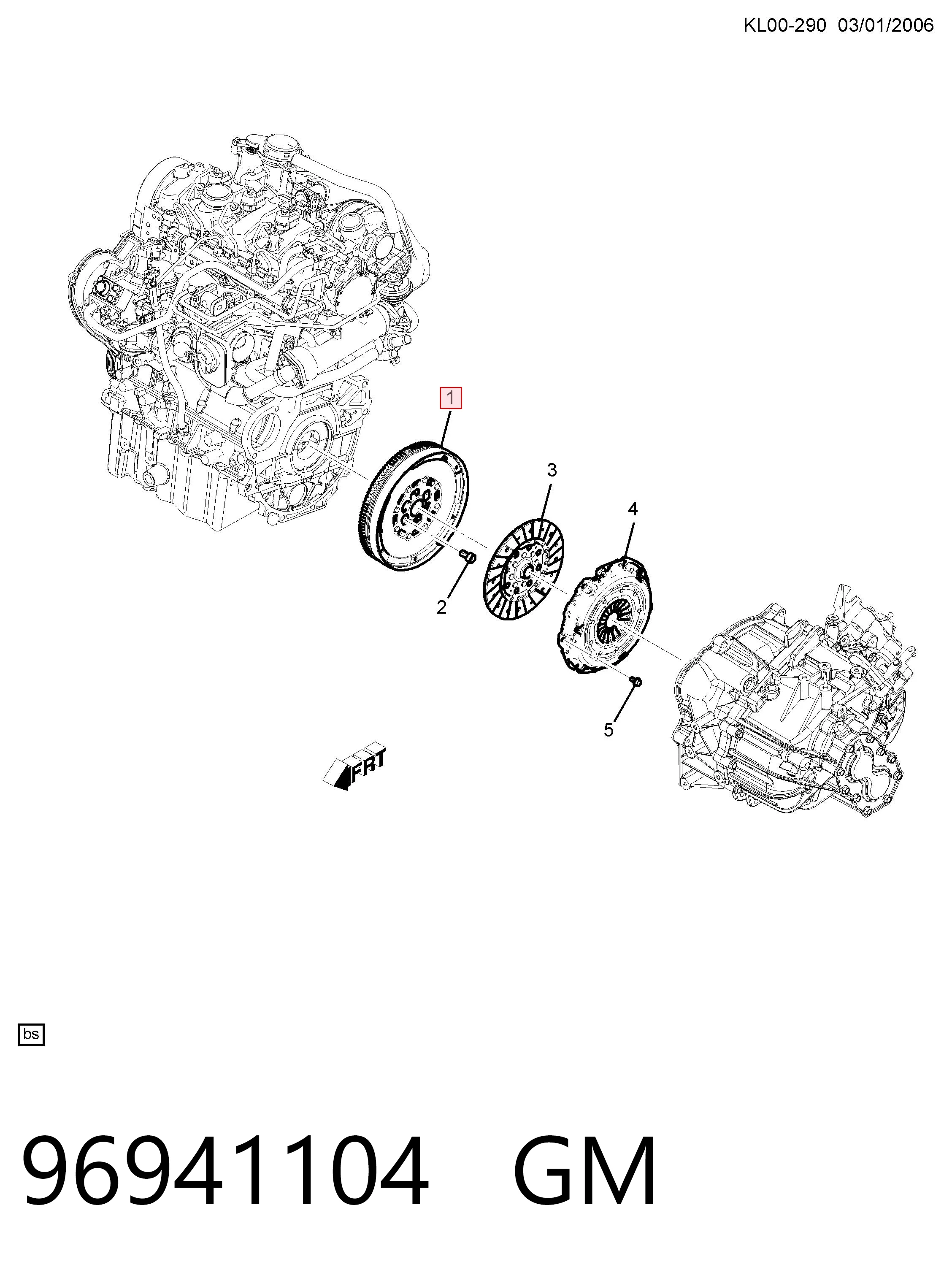 96941104 Peugeot/Citroen Демпферный маховик