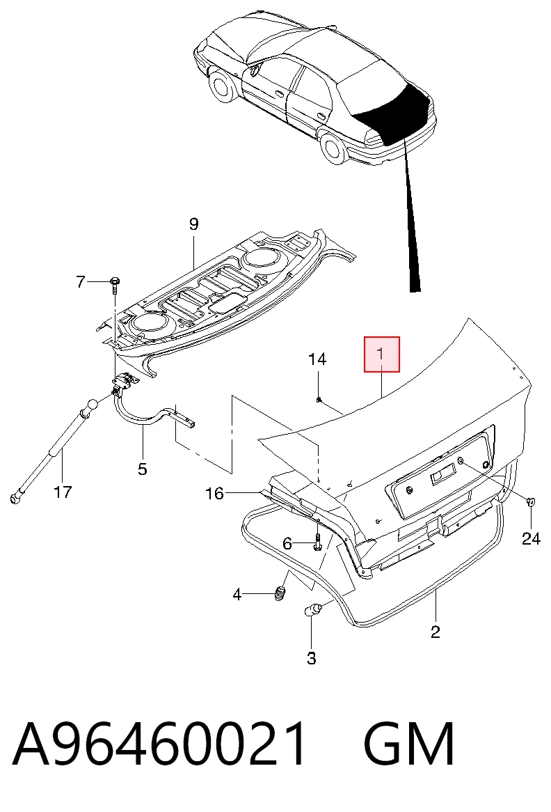 A96460021 General Motors