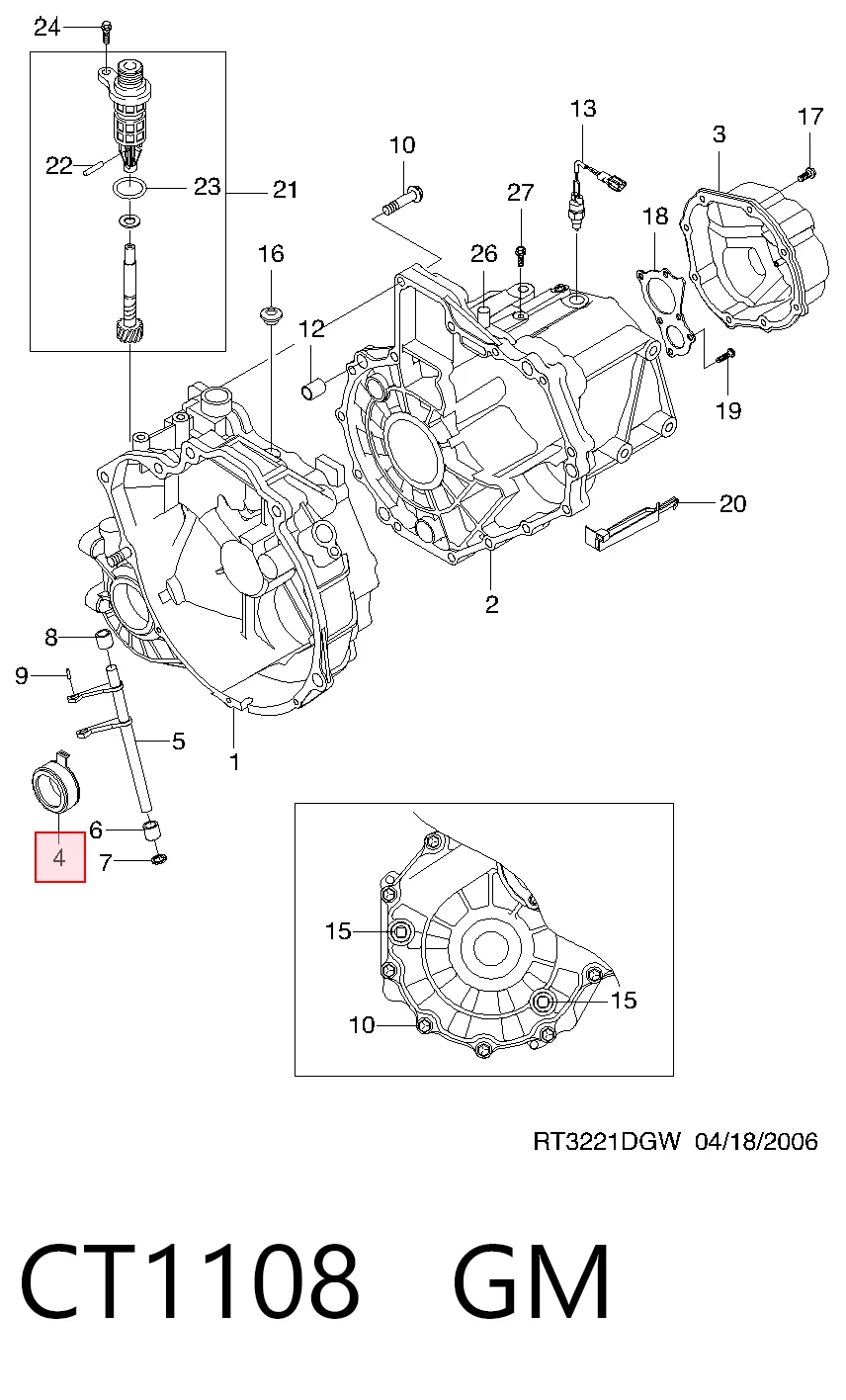  Выжимной подшипник Chevrolet Aveo 1