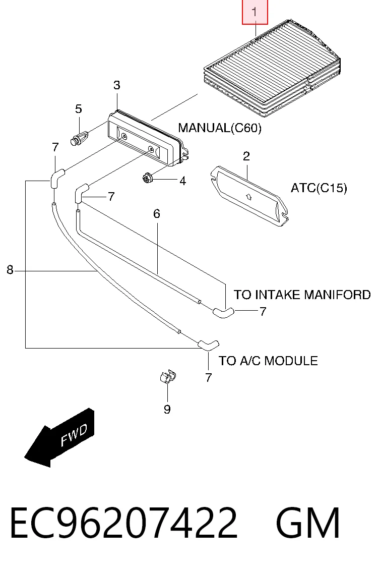 Купить FC1102 AMP/Paradowscy Фильтр салона угольный