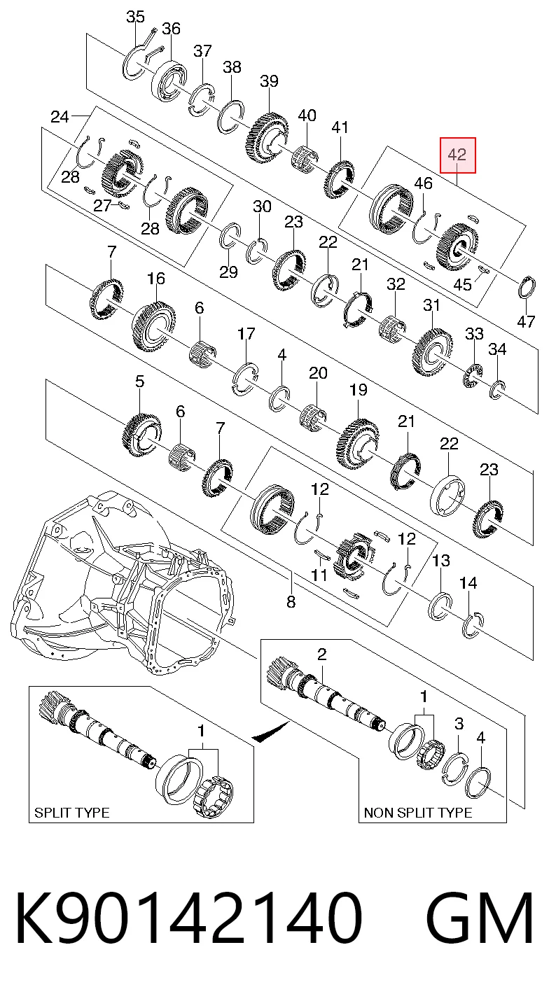 Планетарная шестерня раздаточной коробки Opel 94580638 цена, от 75.84 USD