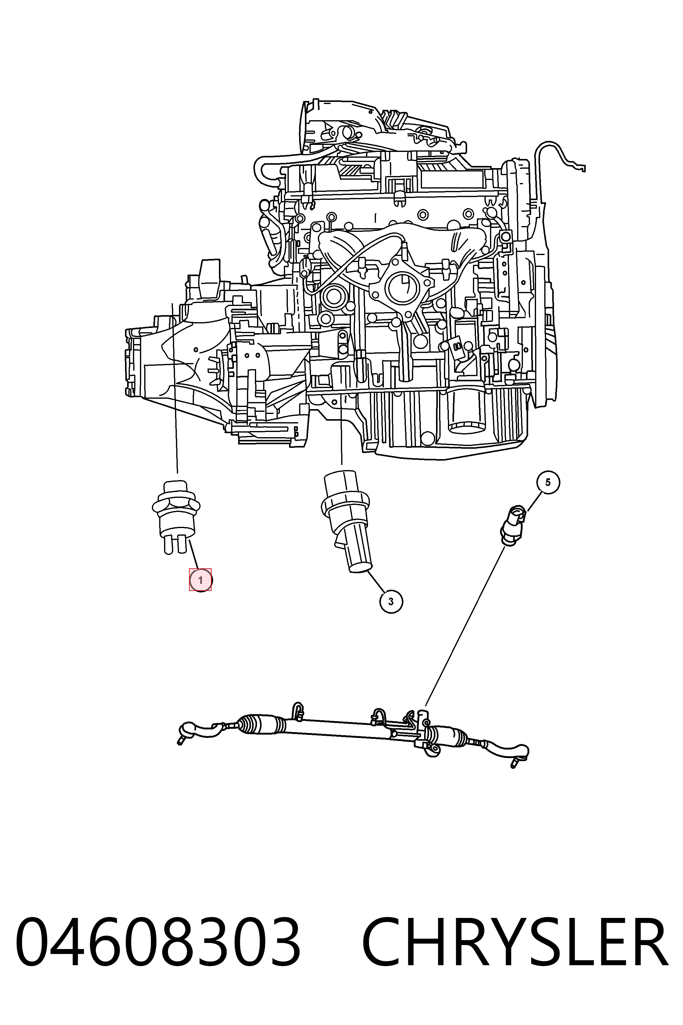 Манометры (указатель давления масла) Mitsubishi 04608303AB цена, от 5.80 USD