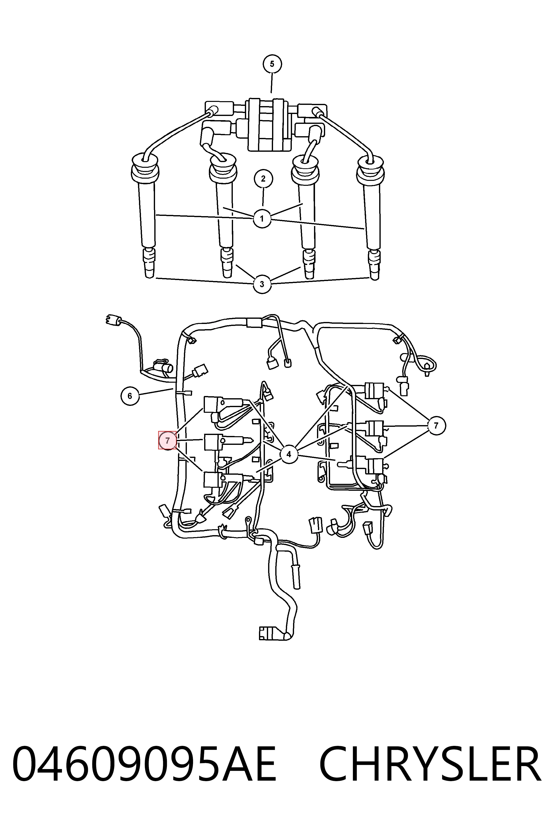 K04609095AC Fiat/Alfa/Lancia Катушка зажигания