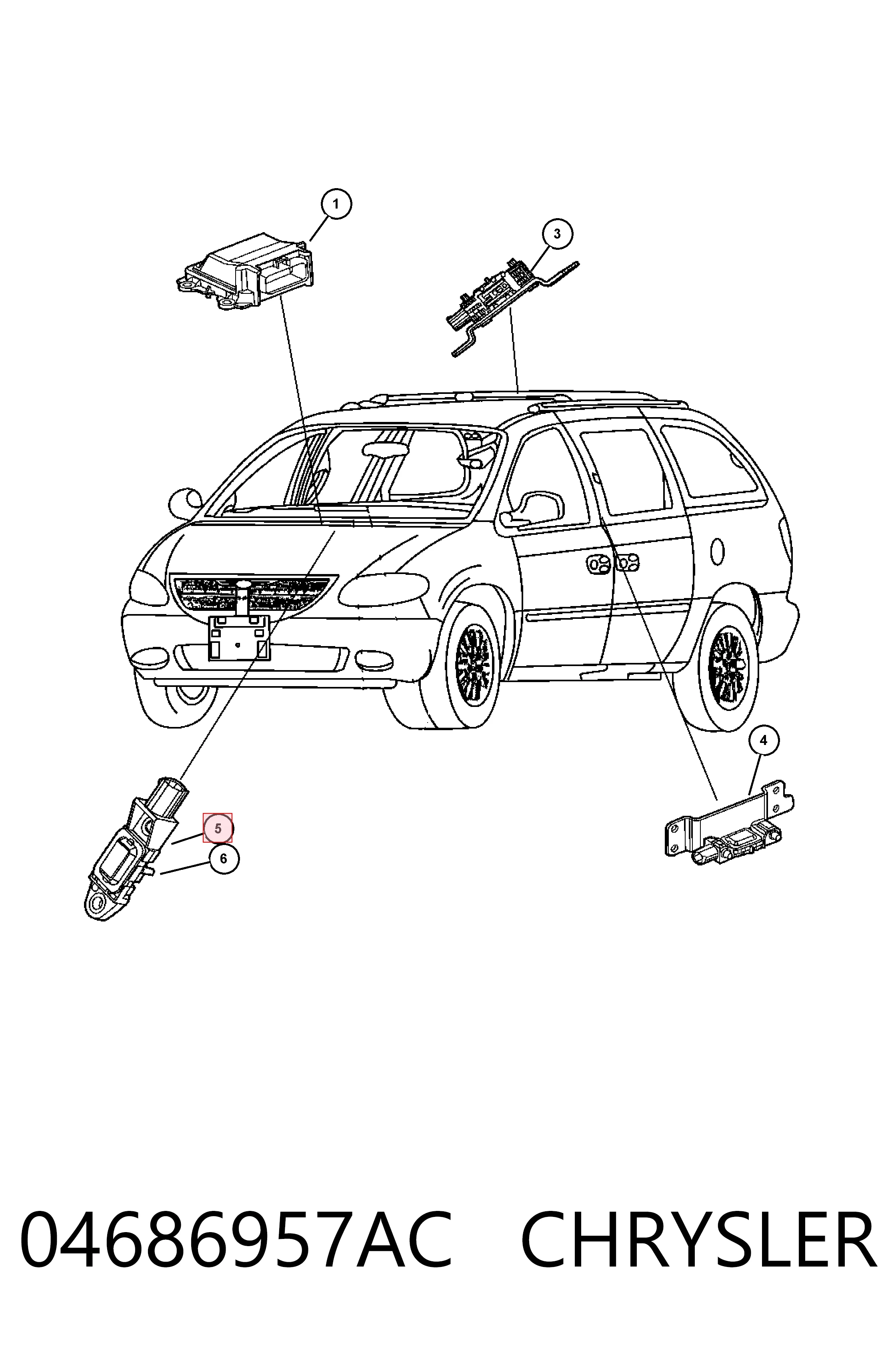 04686957AC Chrysler 