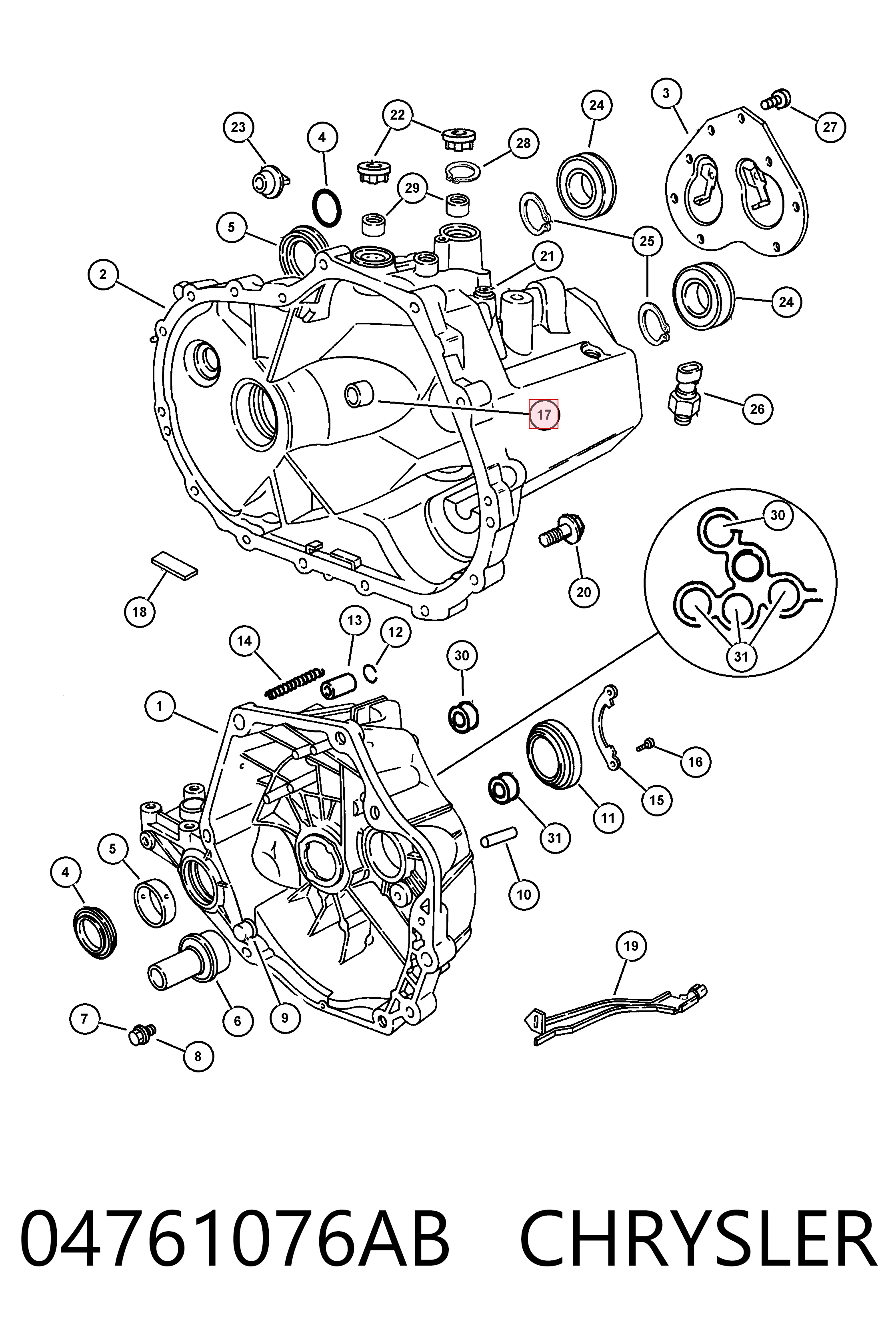 04761076AB Chrysler
