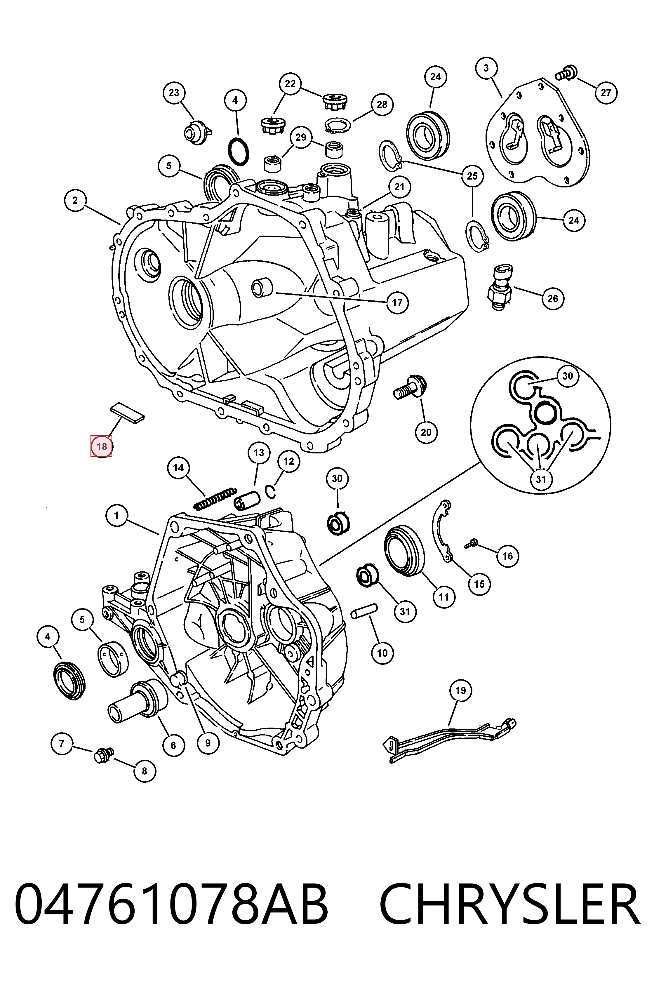 04761078AB Chrysler