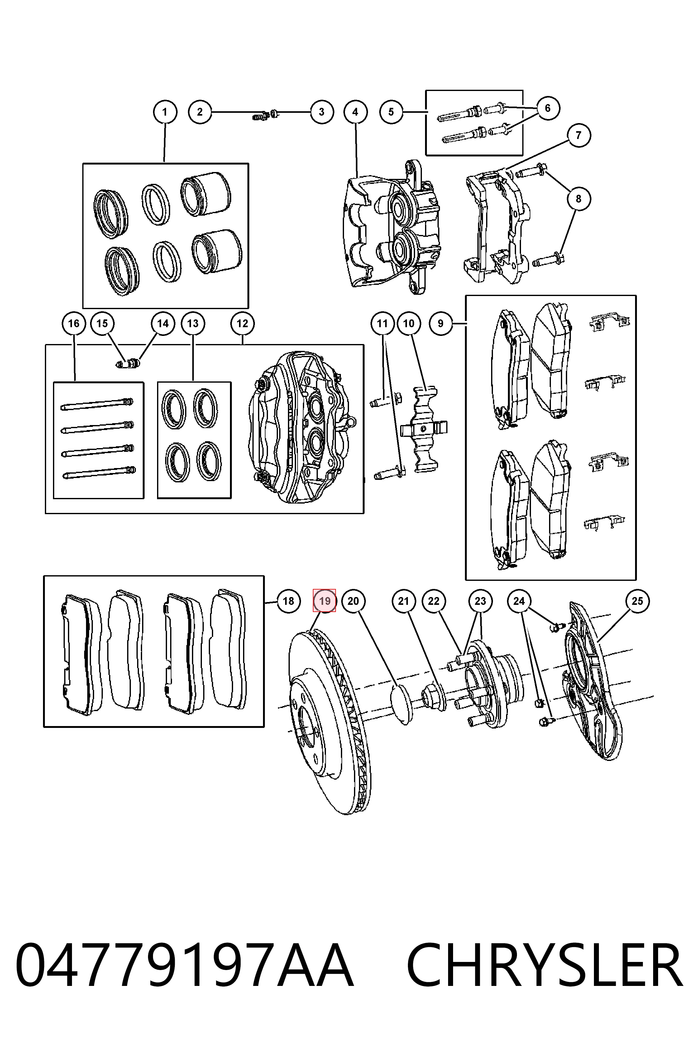 04779197AA Chrysler