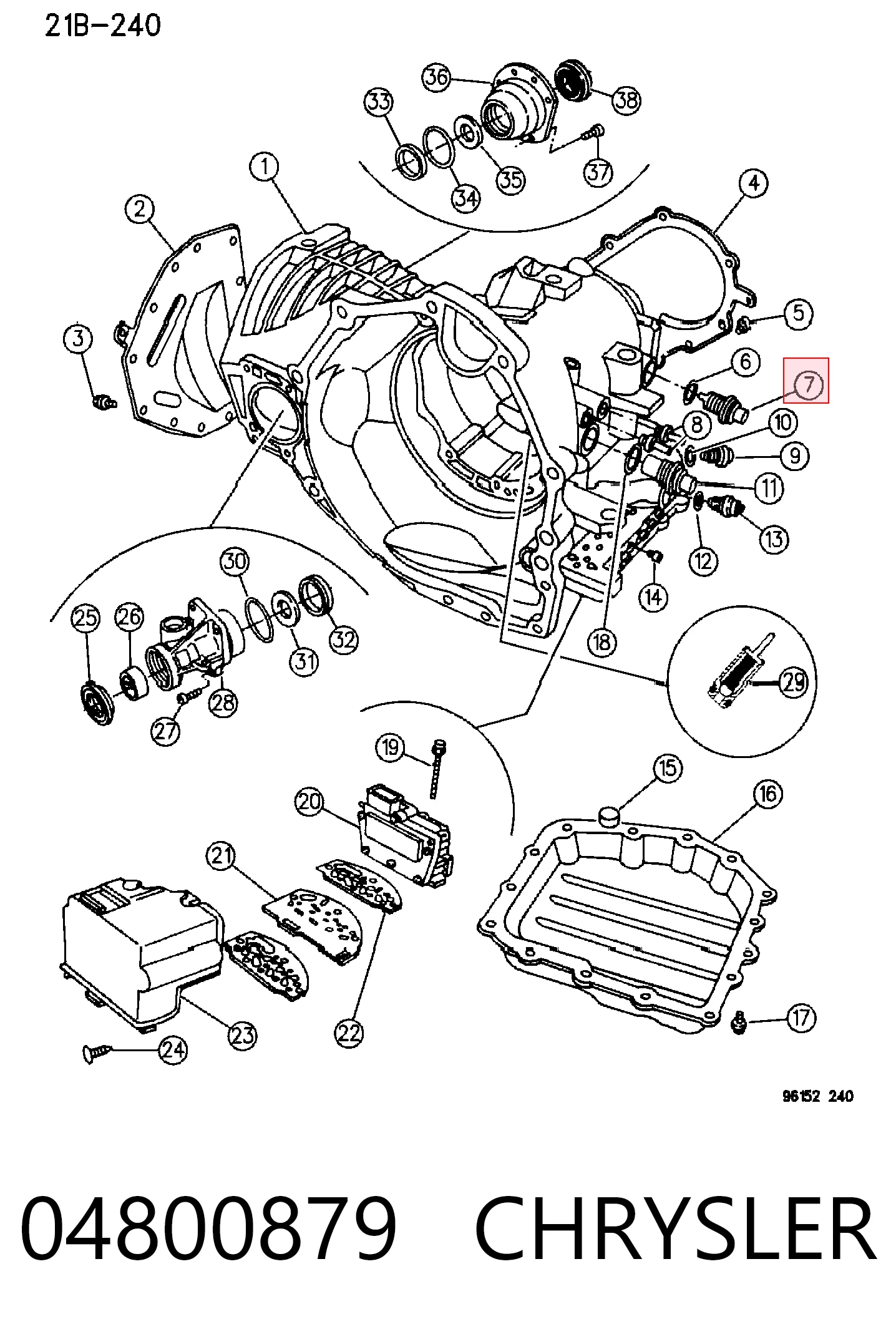 04800879 Chrysler Датчик скорости спидометра