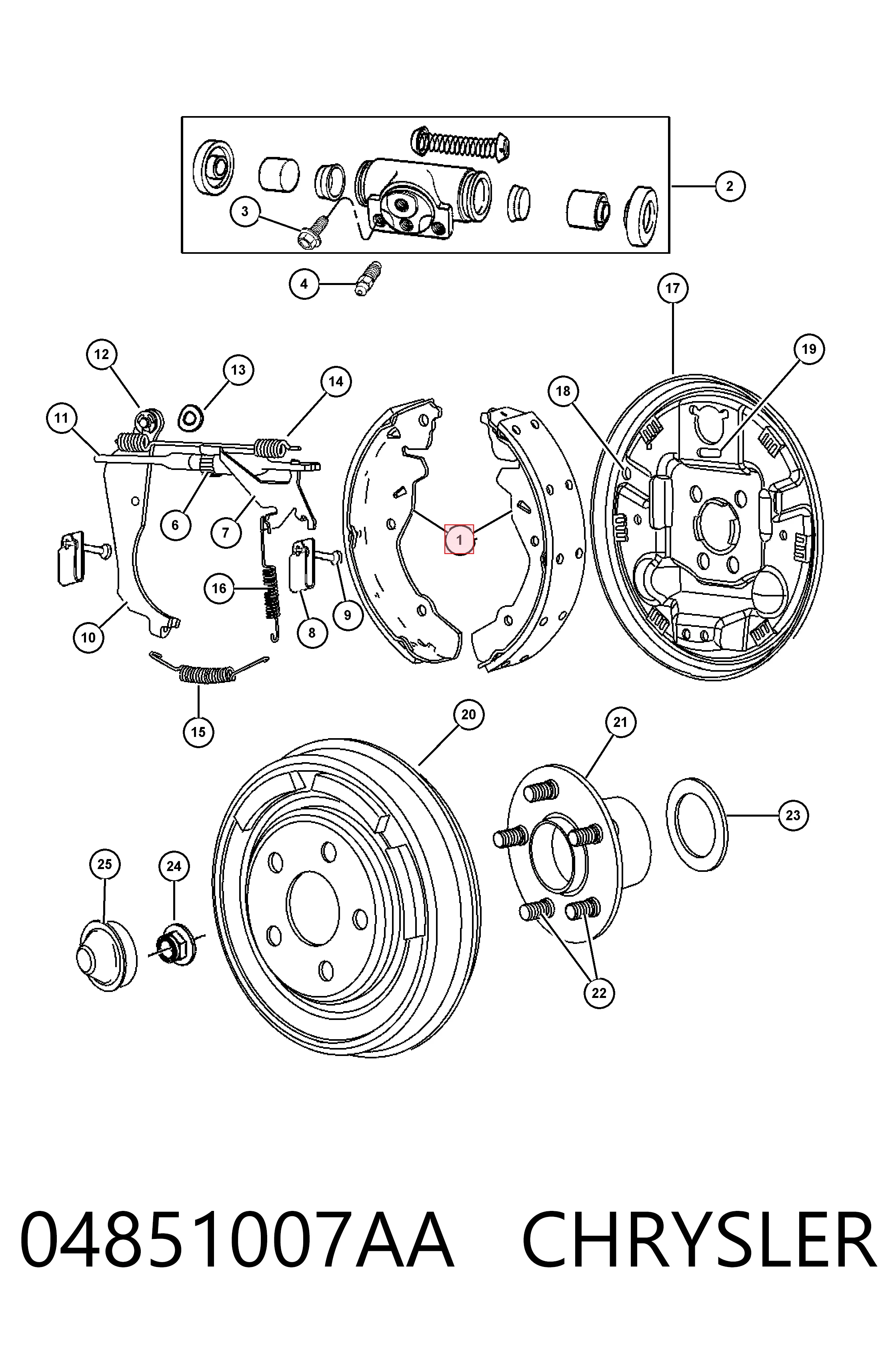 R519 Jurid/Bendix Барабанные тормозные колодки
