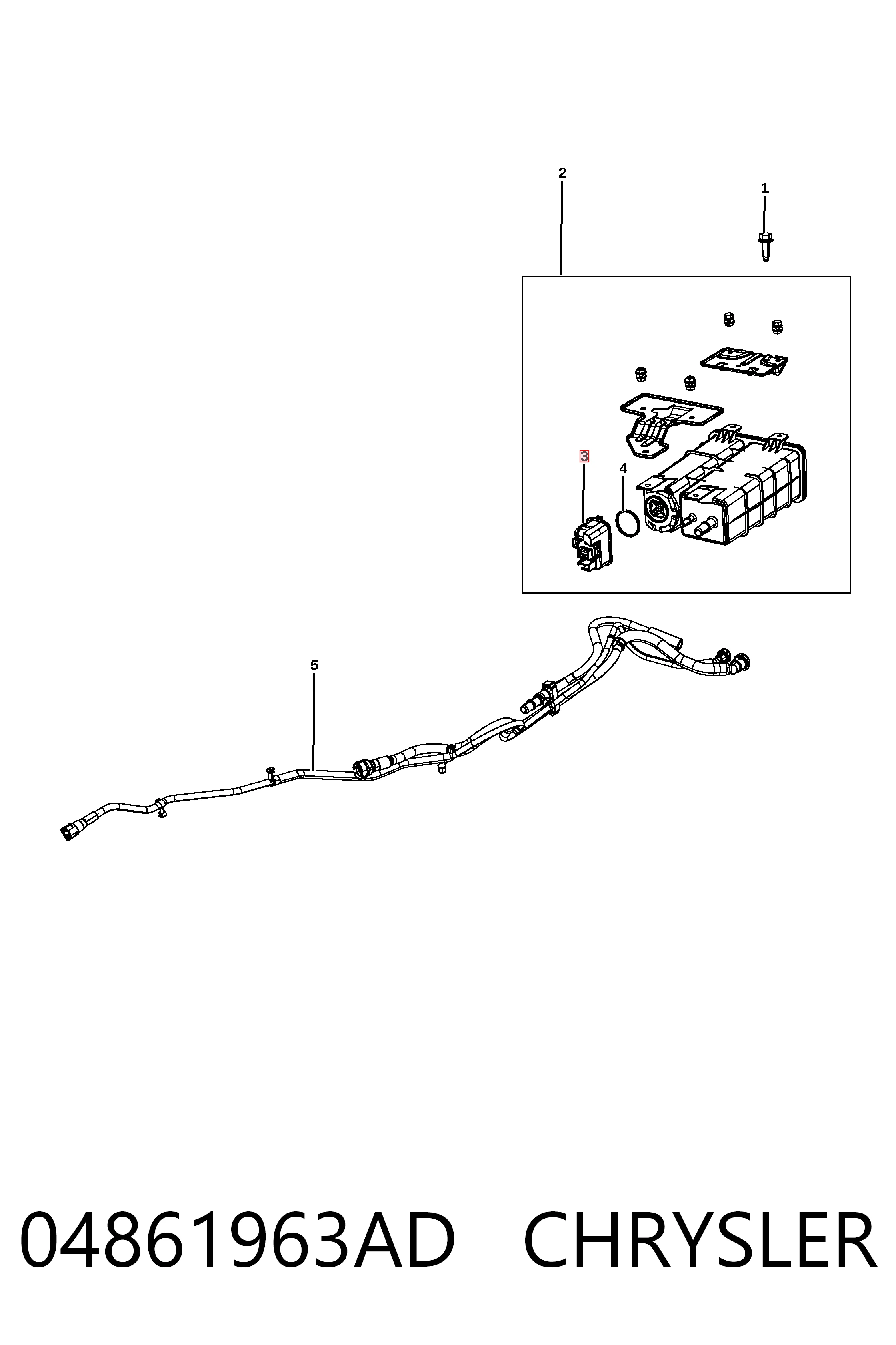 Купить K04861963AC Fiat/Alfa/Lancia 